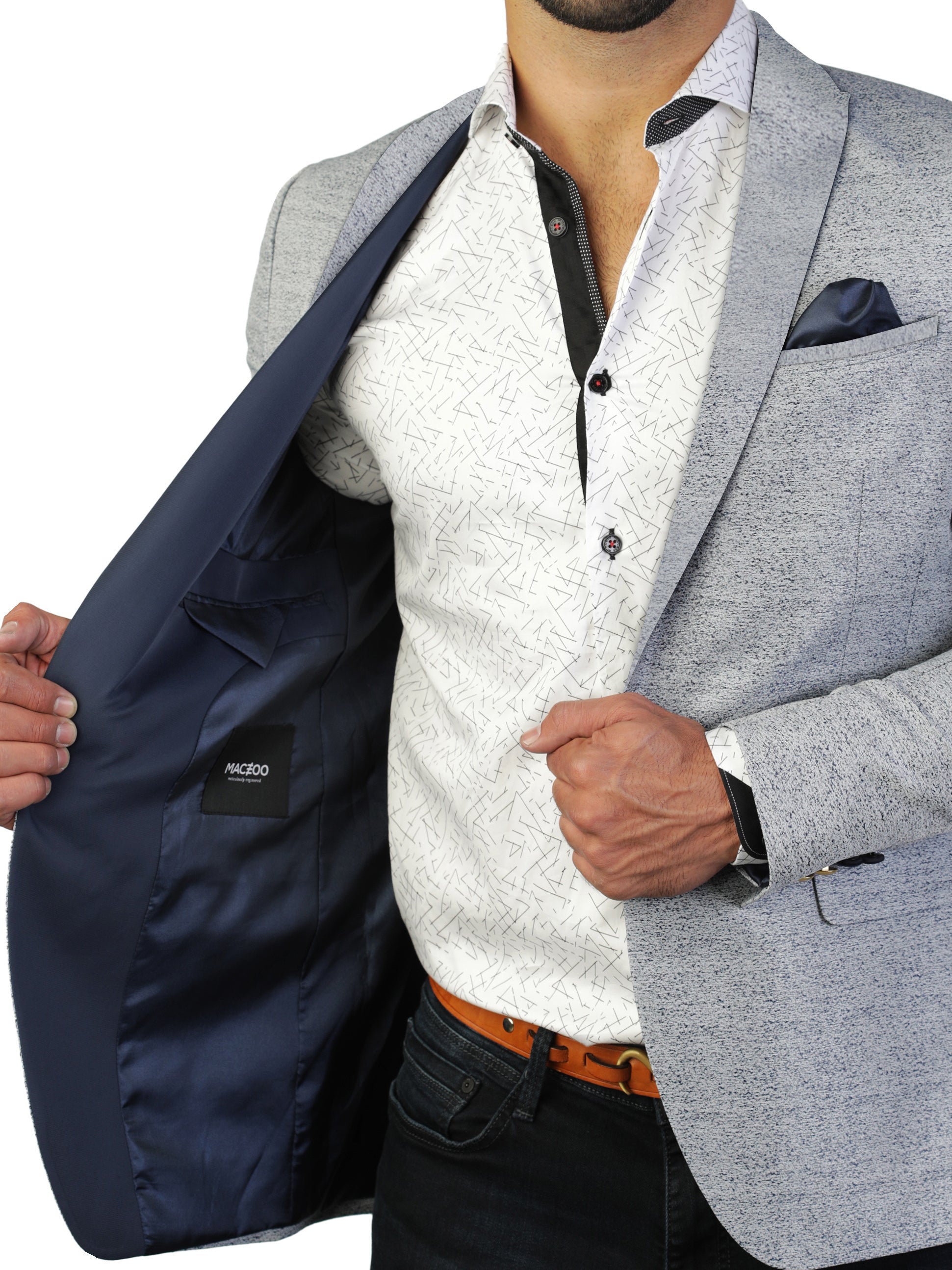 Blazer Beethoven Multidot Blue