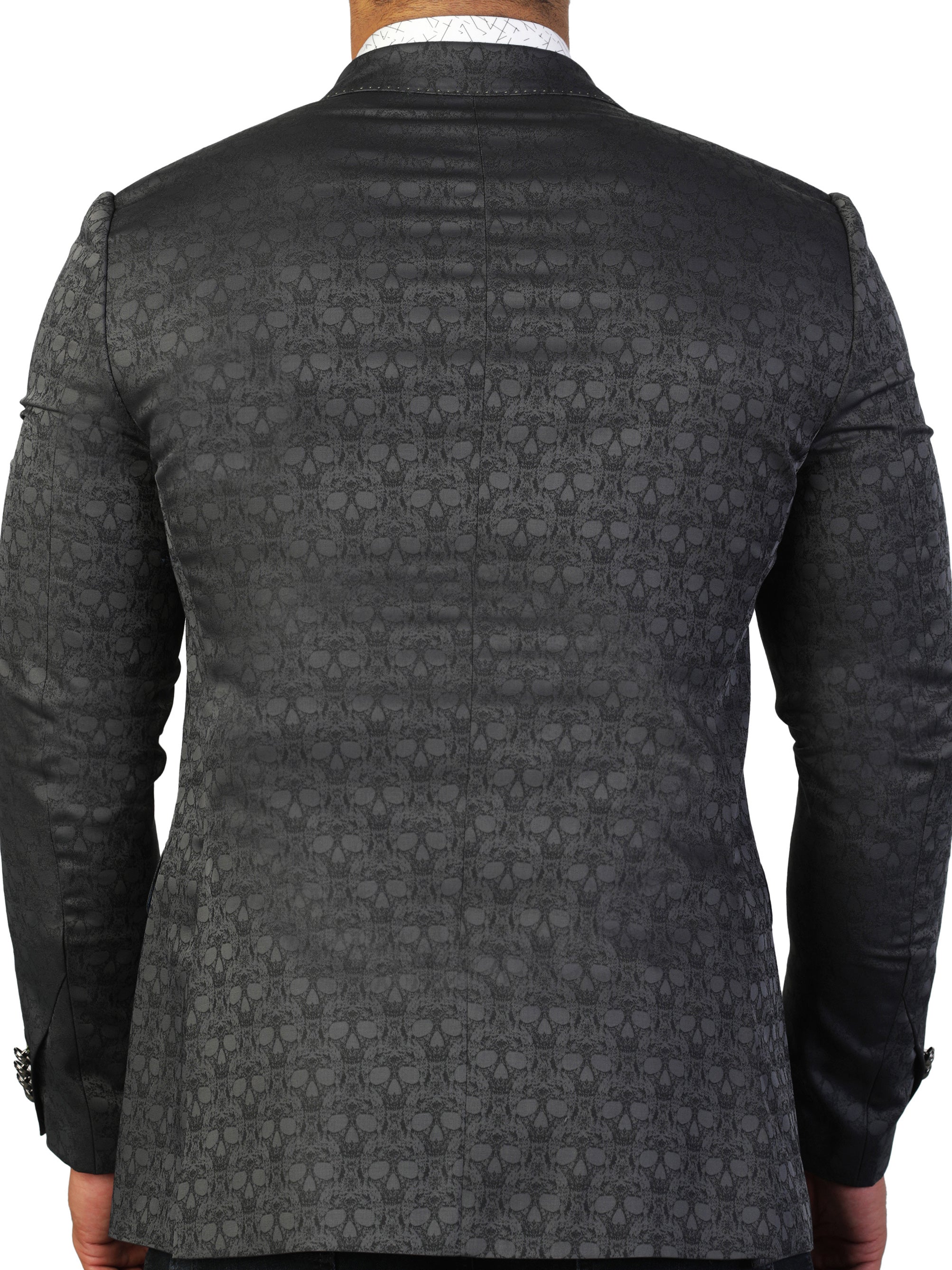 Perm Blazer Beethoven Skull Black