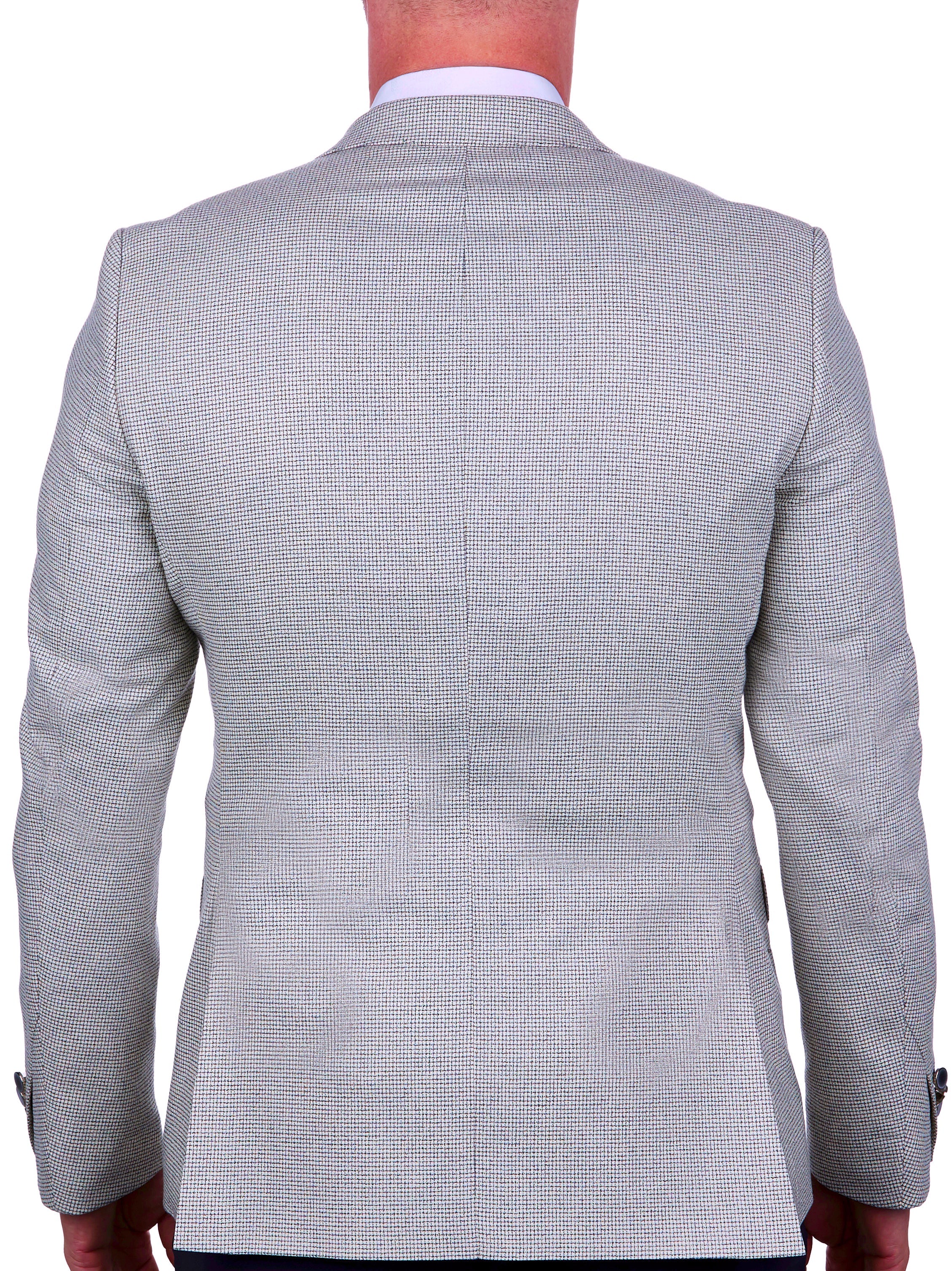 Blazer Bethoven Grid White