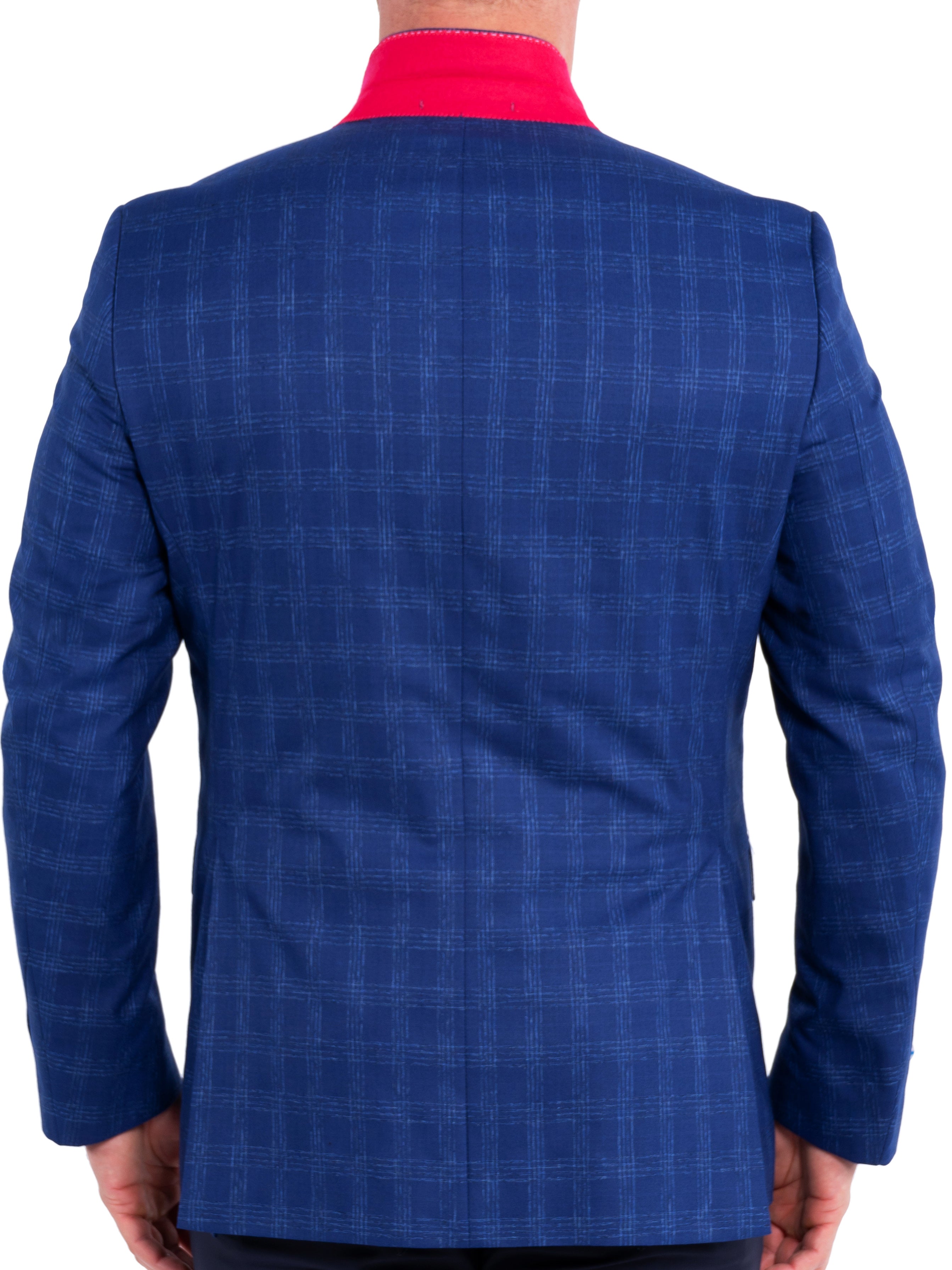 Blazer Bethoven PlaidSeam Blue