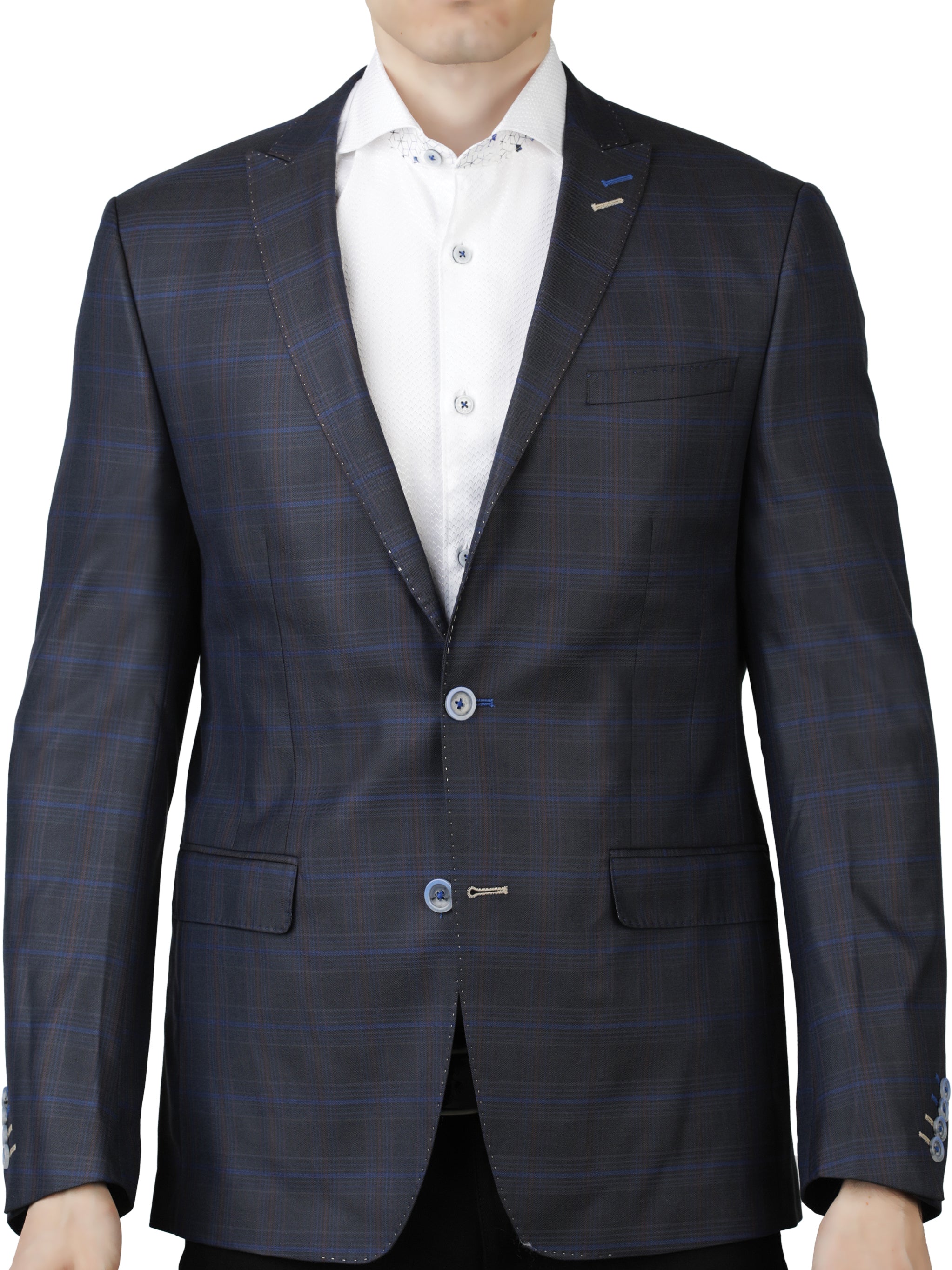 Blazer Descartes Cross Blue
