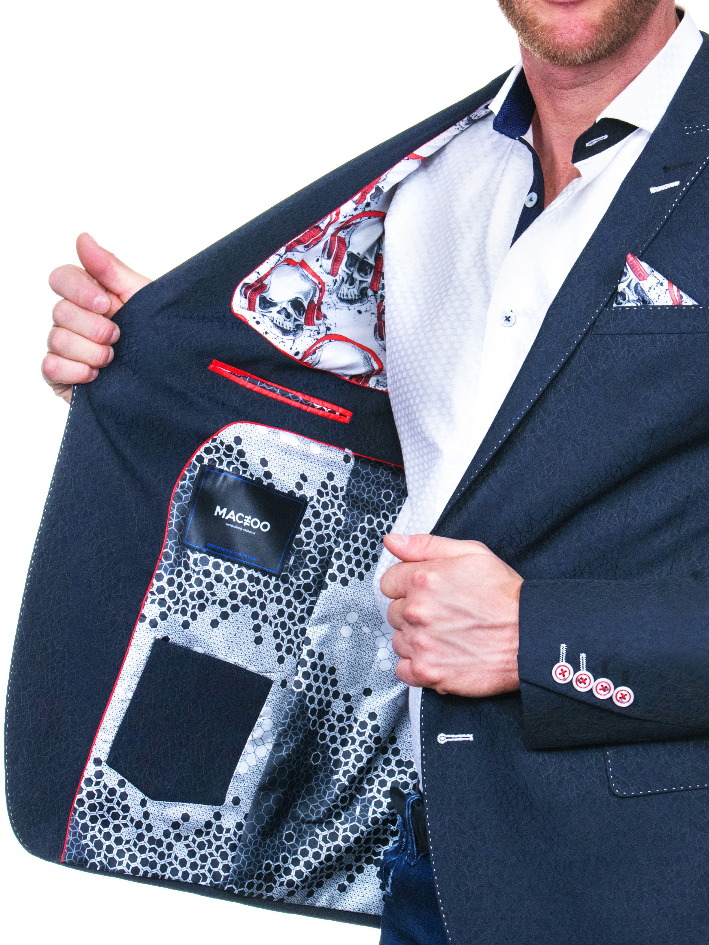 Blazer Descartes GeometricBlue Blue