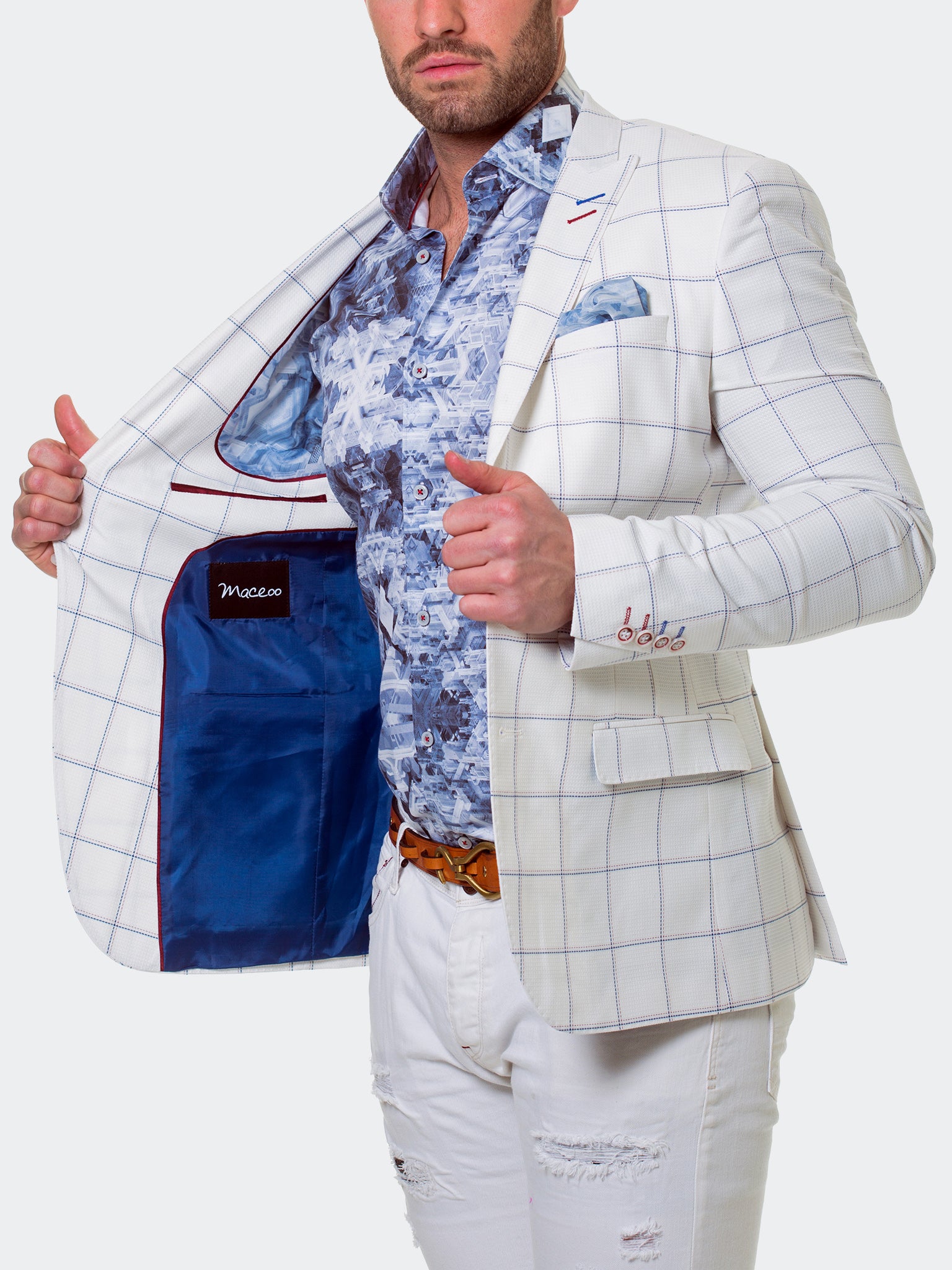 Blazer Descartes Independence White