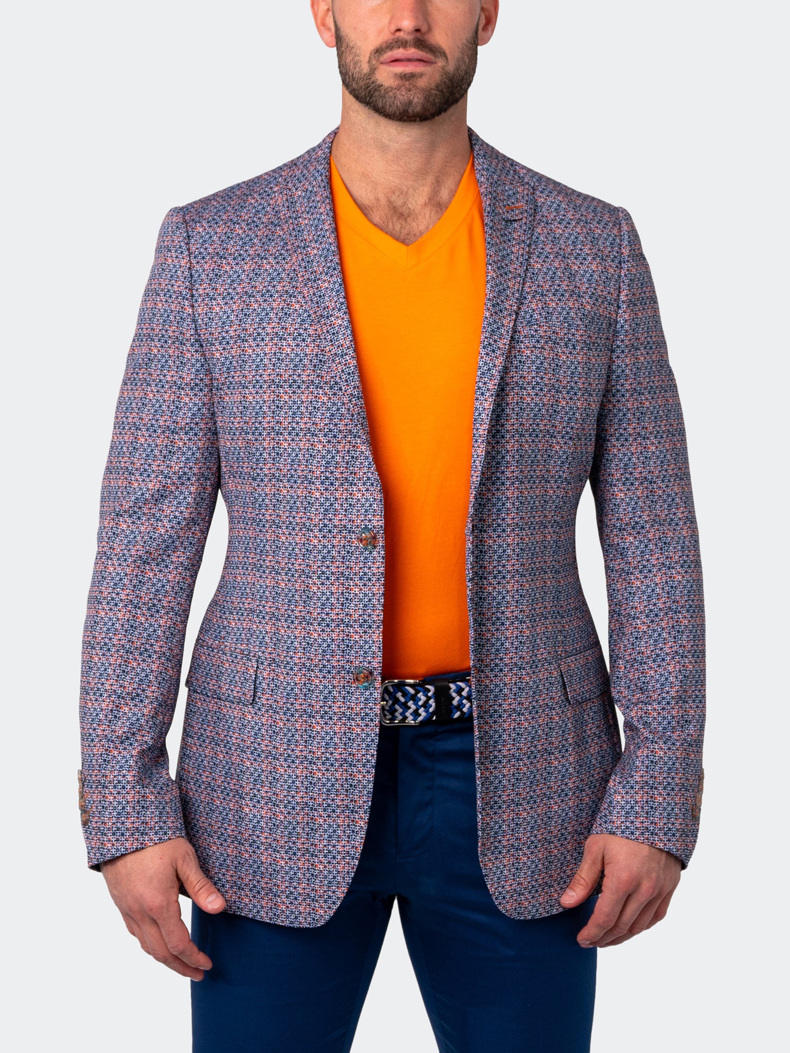 Blazer Unconstructed Descartes Micro Orange