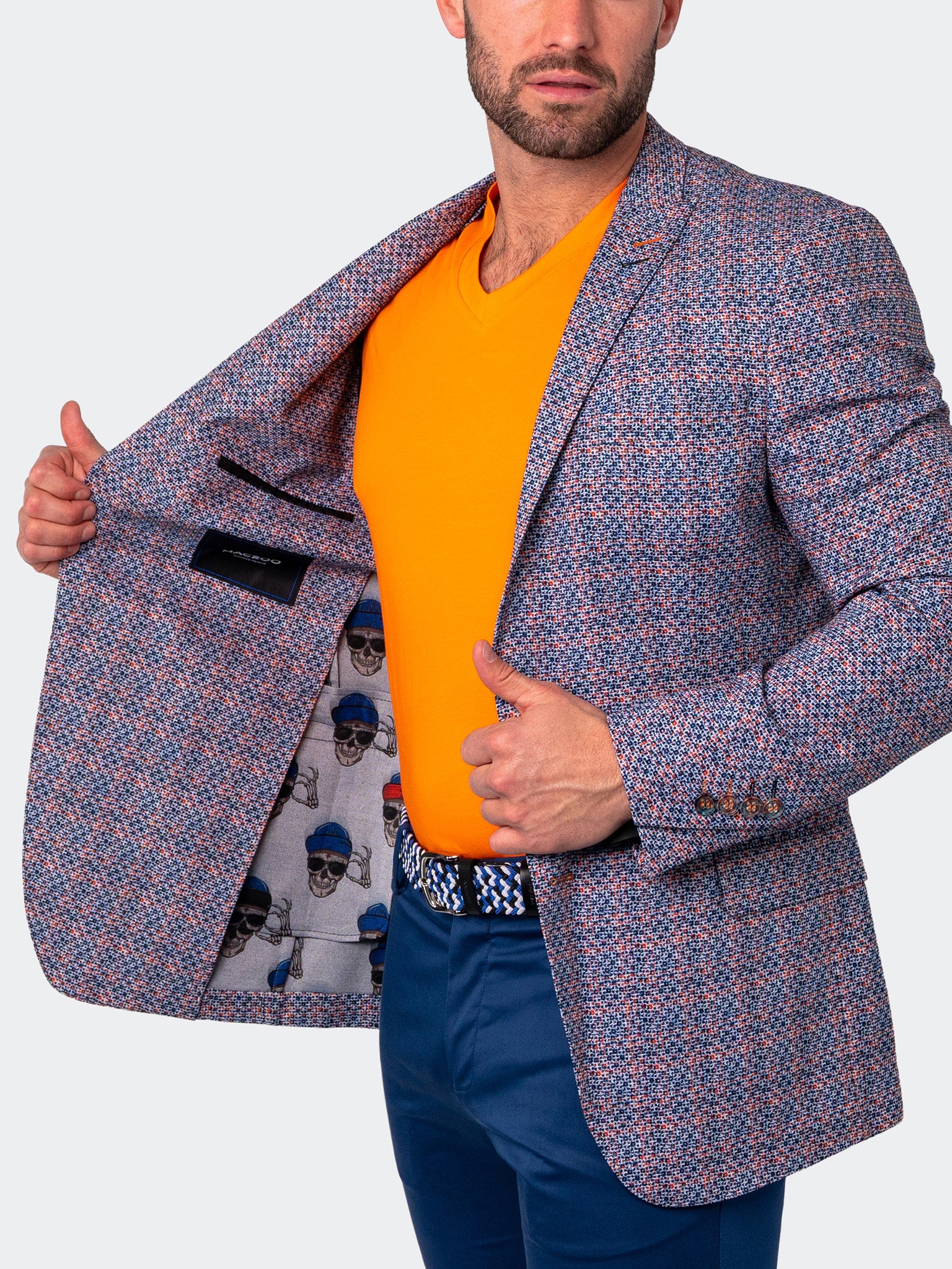 Blazer Unconstructed Descartes Micro Orange