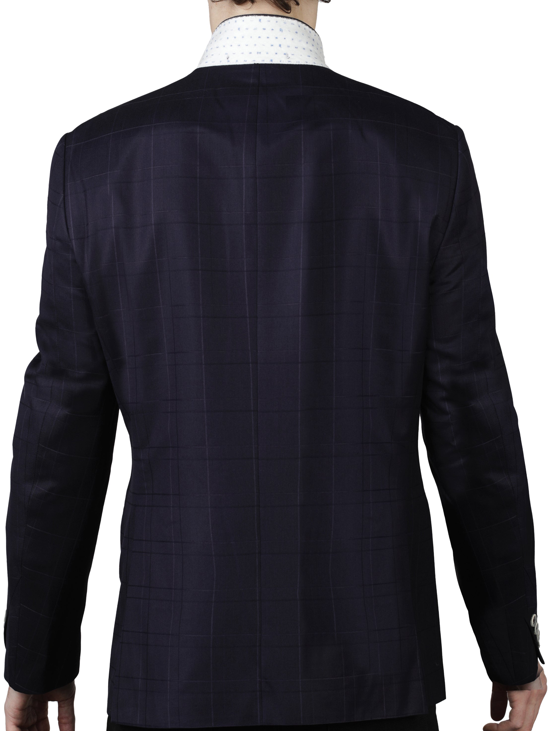 Blazer Descartes Plaid Navy