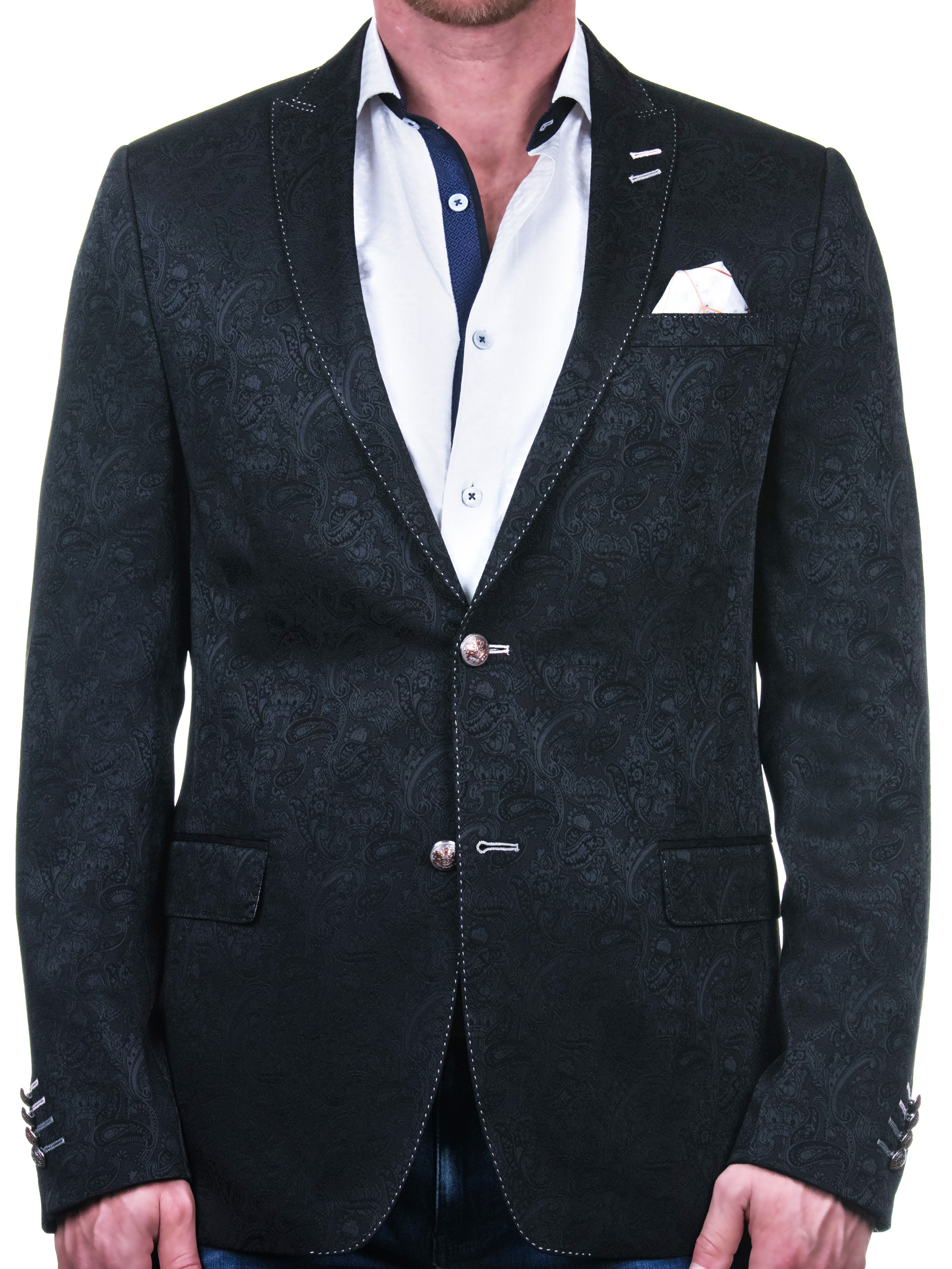 Blazer Descartes SupremePaisleyBlack Black