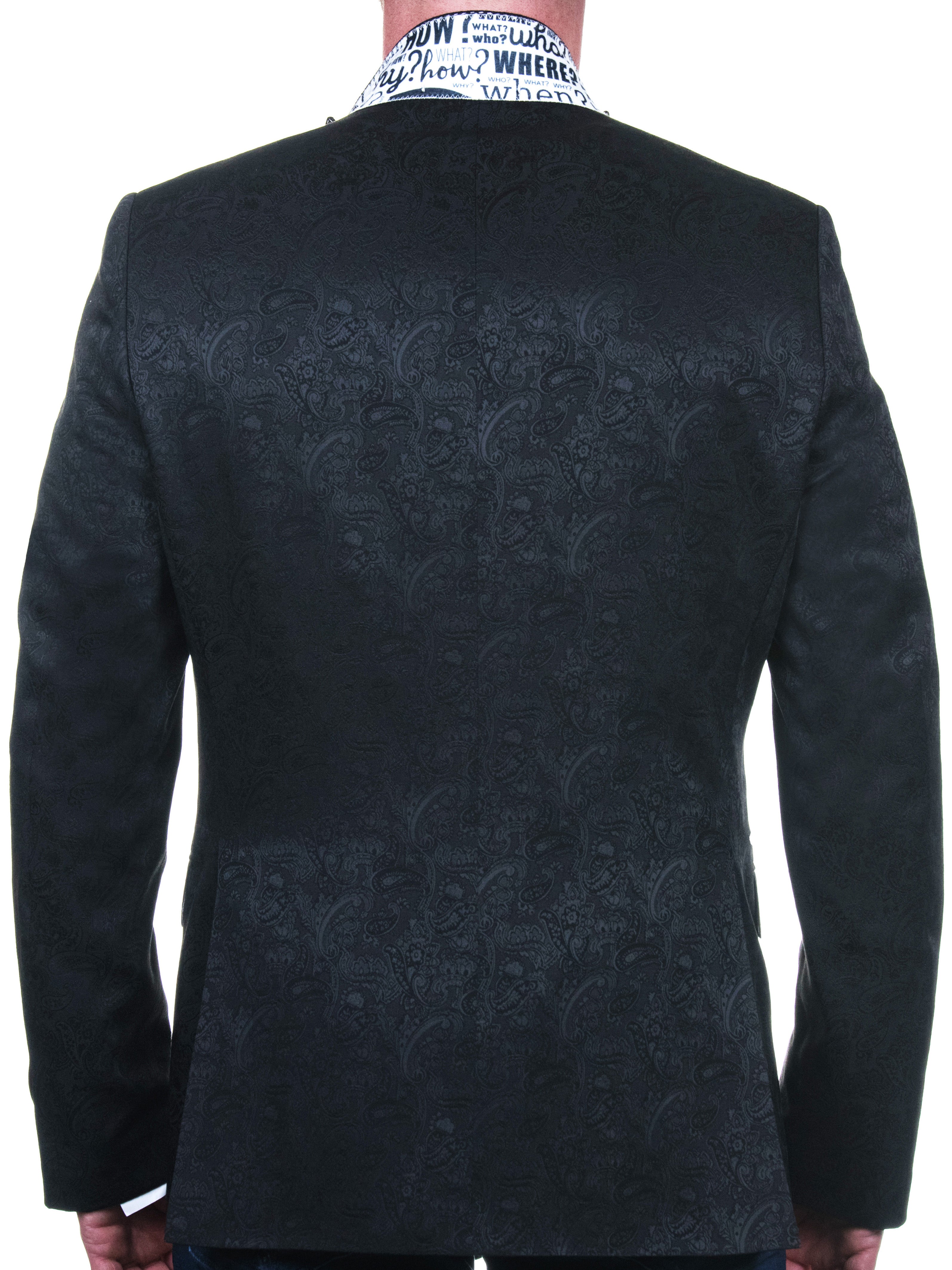 Blazer Descartes SupremePaisleyBlack Black