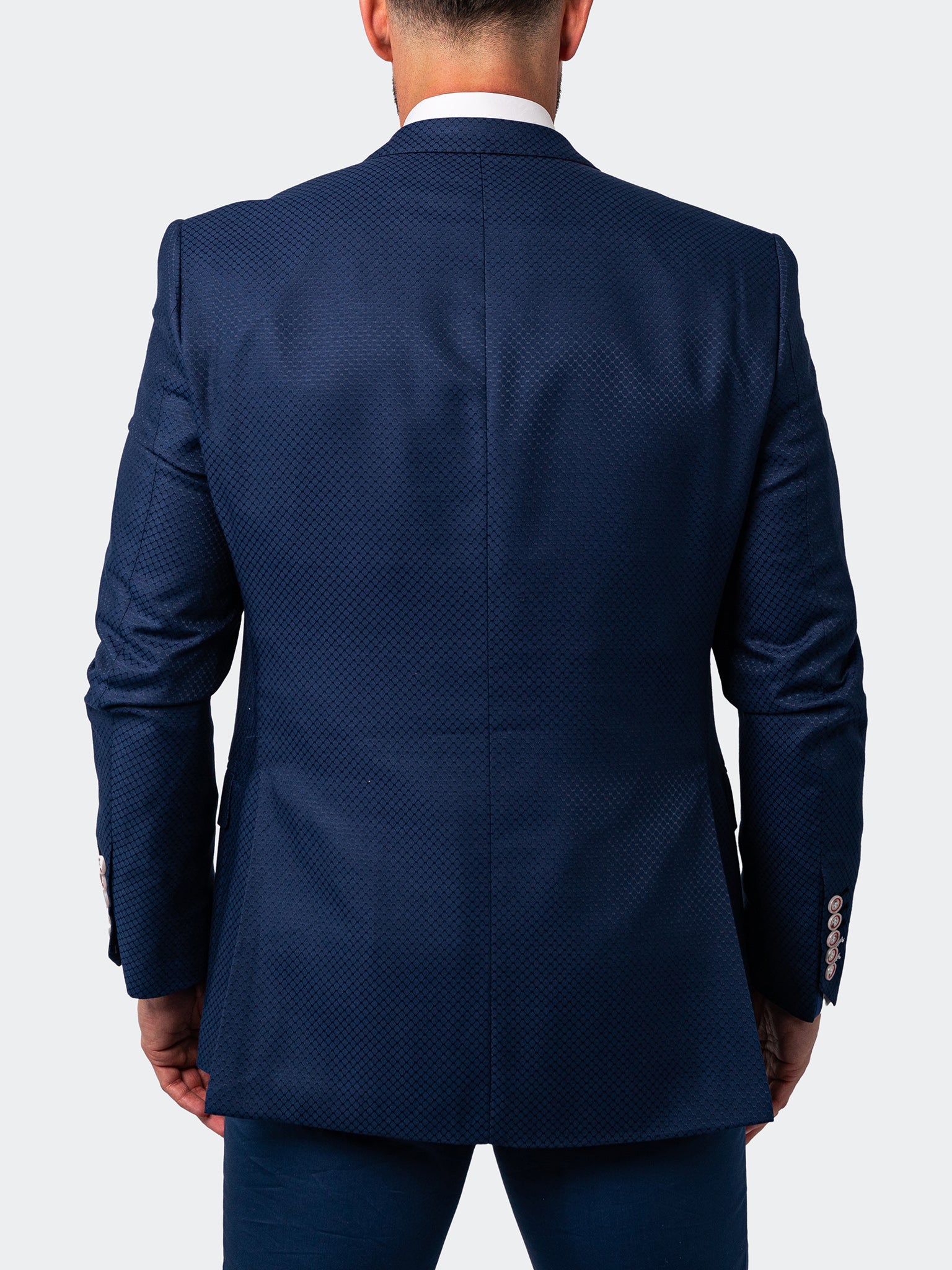 Blazer Socrate Diamond Row Blue