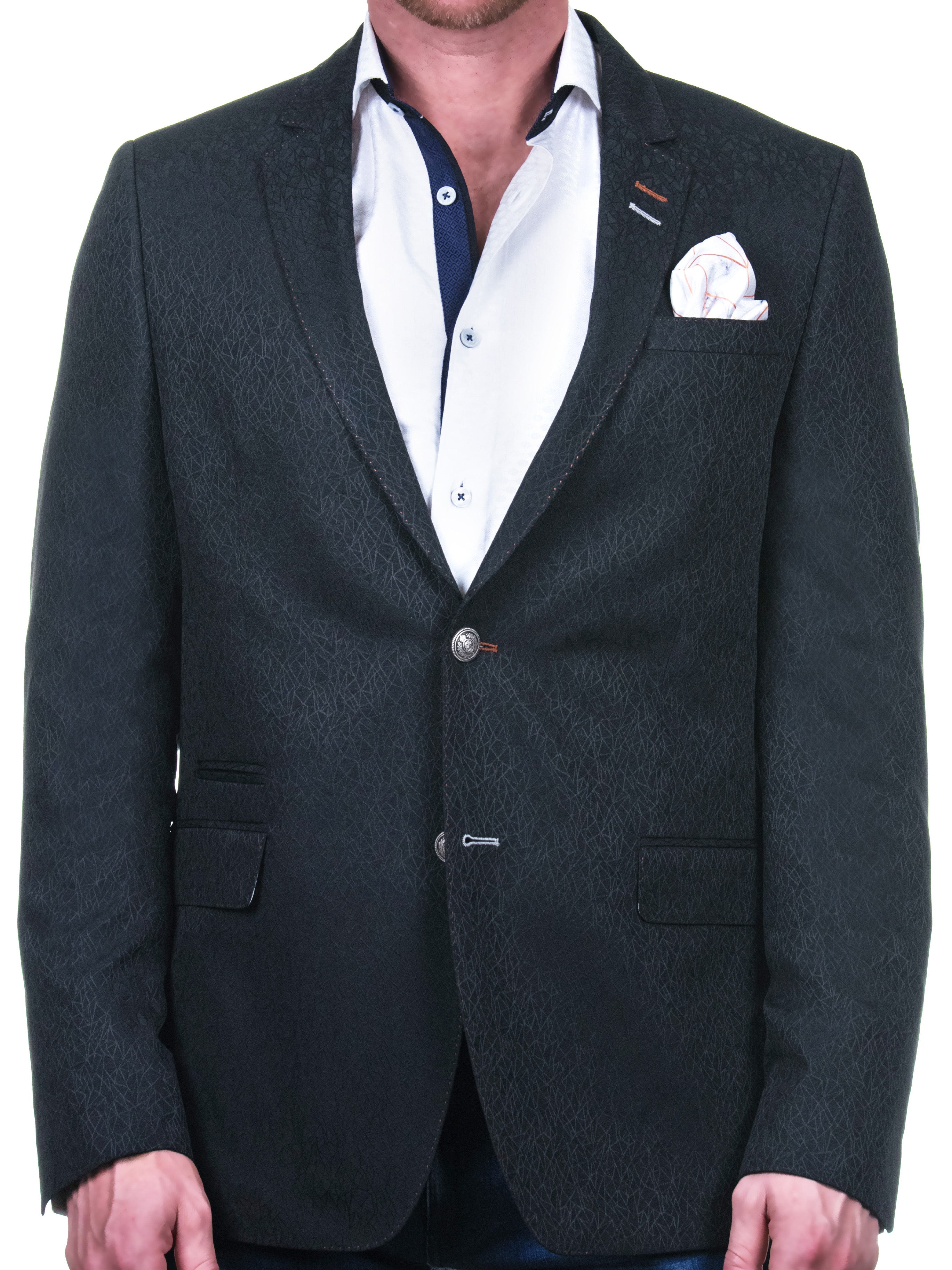 Blazer Socrate GeometricBlack Black