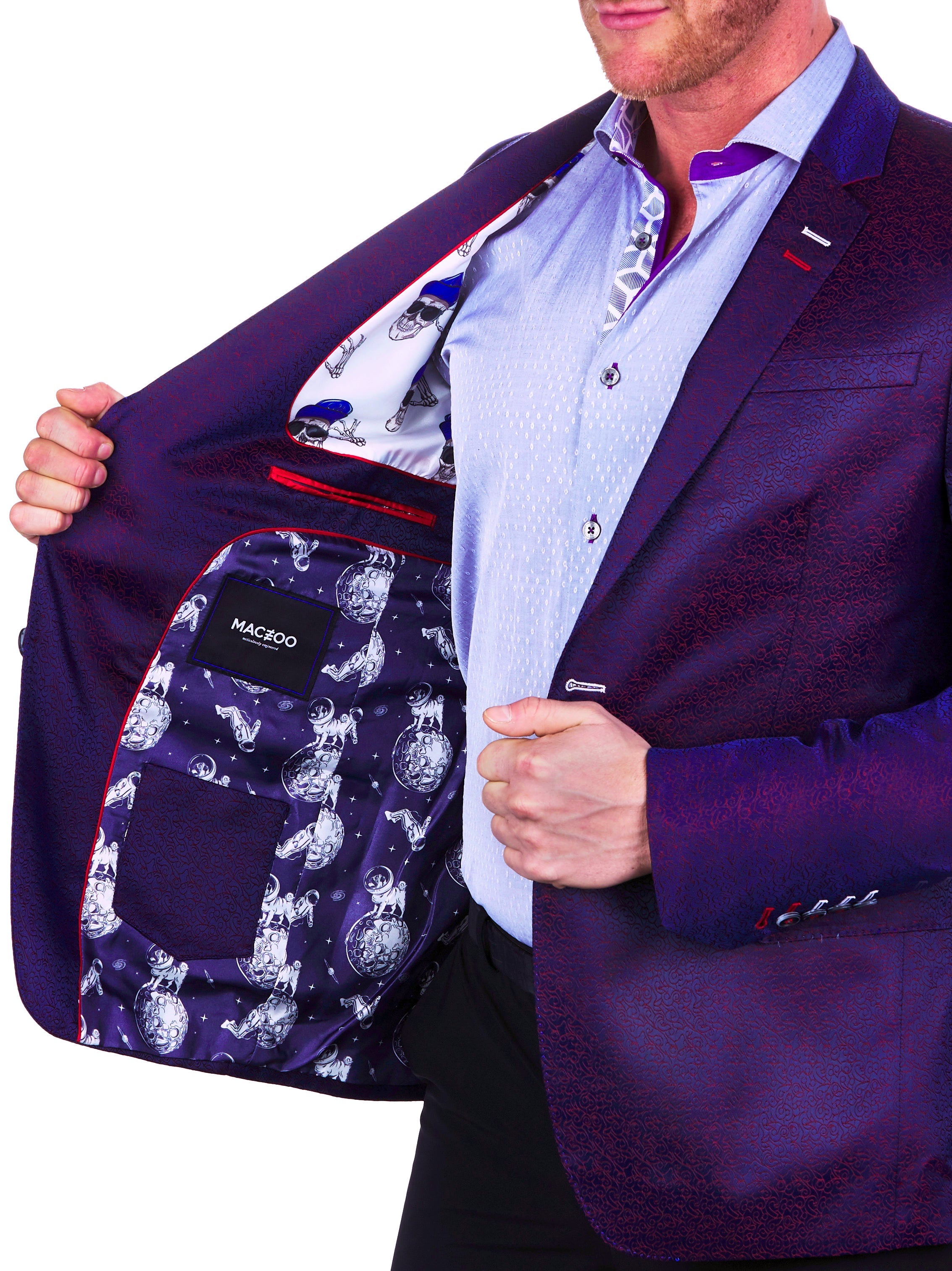 Blazer Socrate Scribble Red