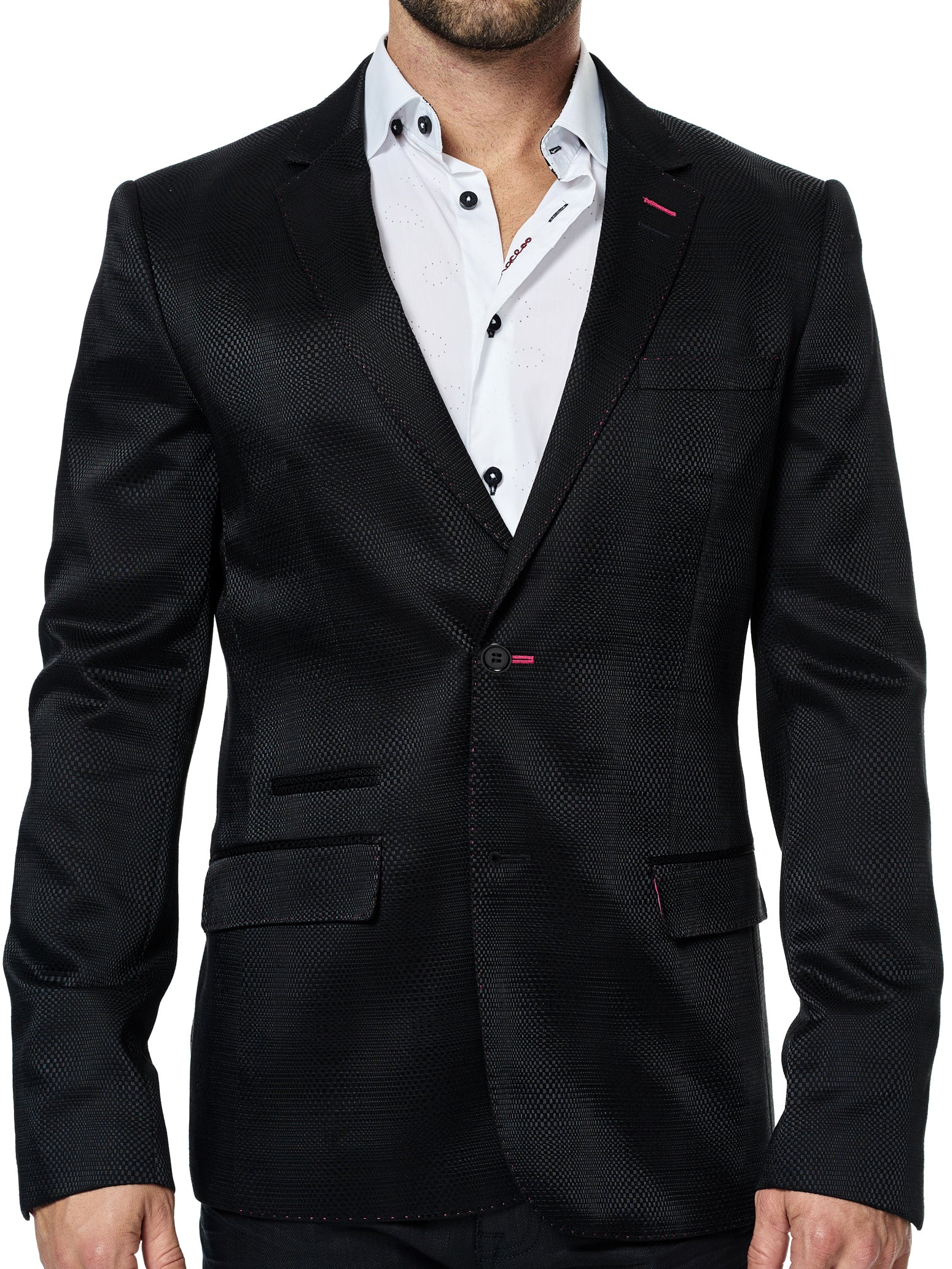 Blazer Socrate Wave Square Fushia