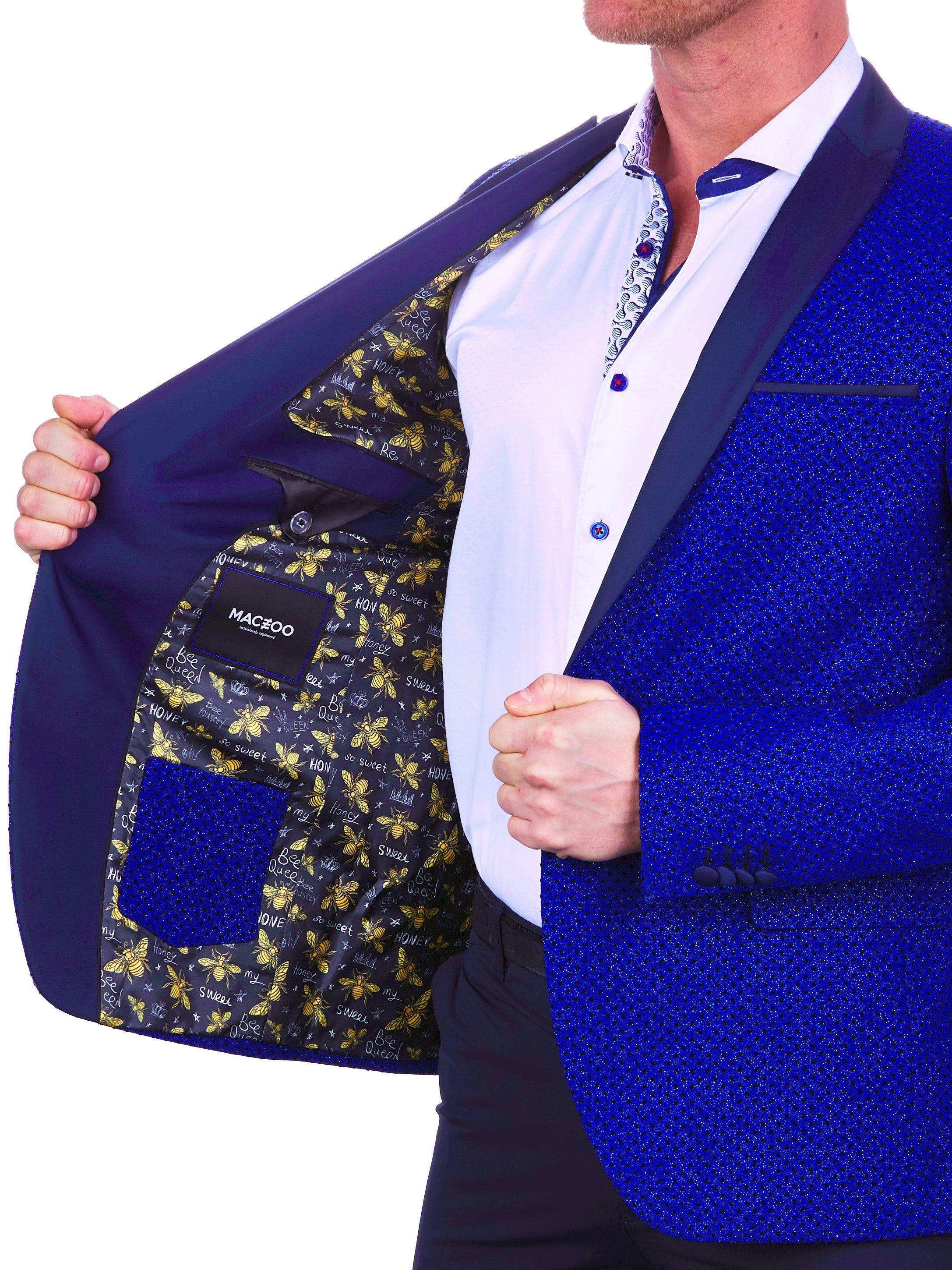 Blazer Tesla Flock dot Blue