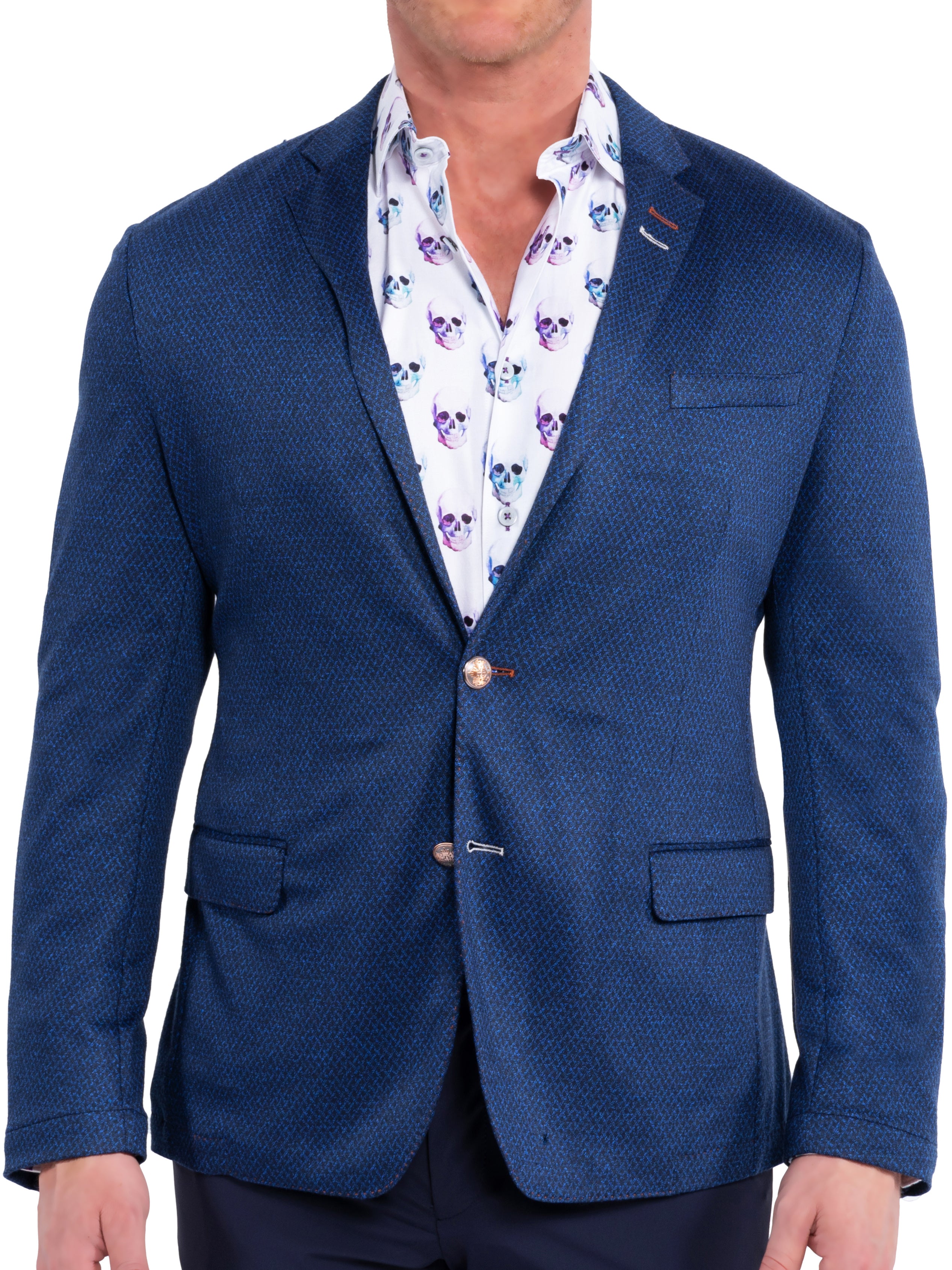 Blazer Unconstructed DiamondStretch Blue
