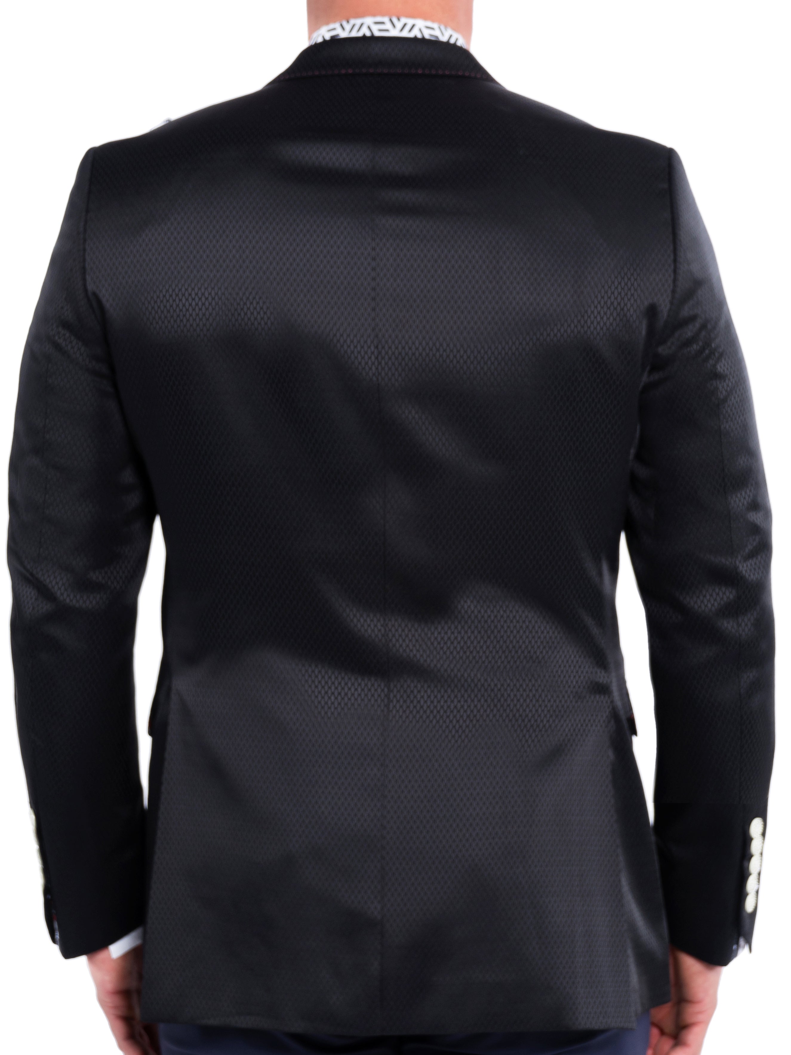 Blazer socrate DiamondPattern Black
