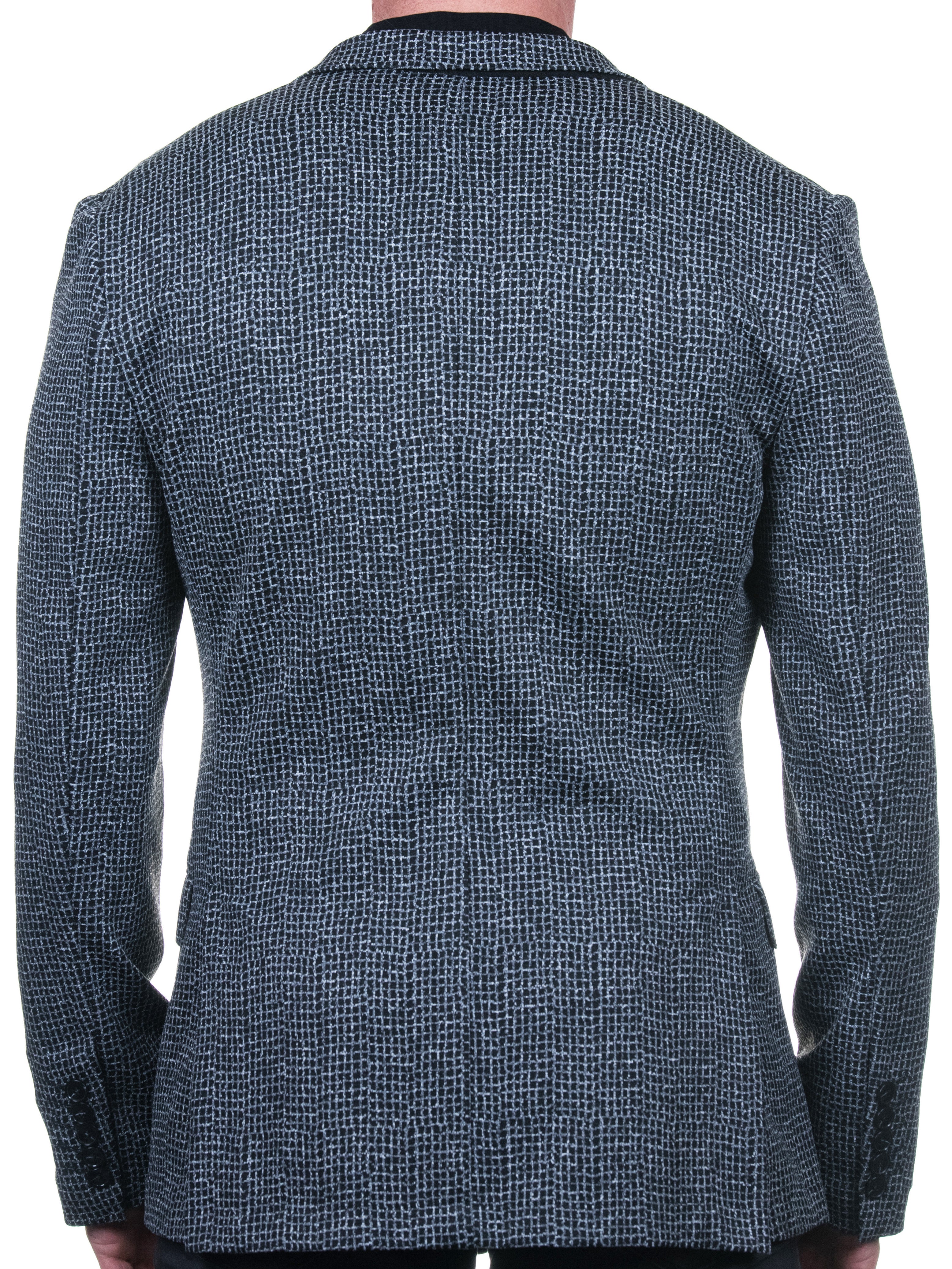 Blazer Unconstructed Check Grey