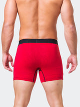Boxer Solid Red View-2