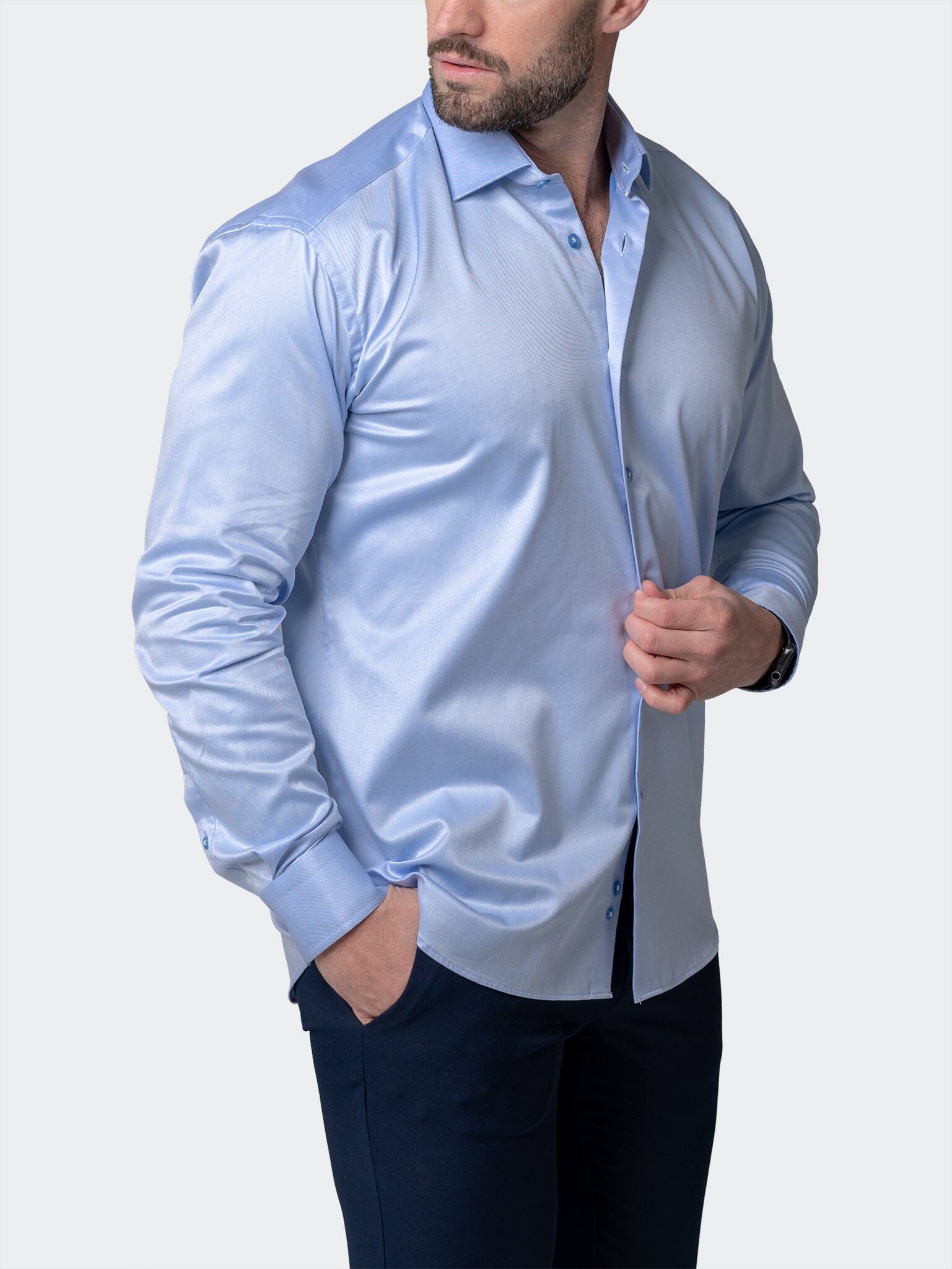 Classic Modern Blue Shirt