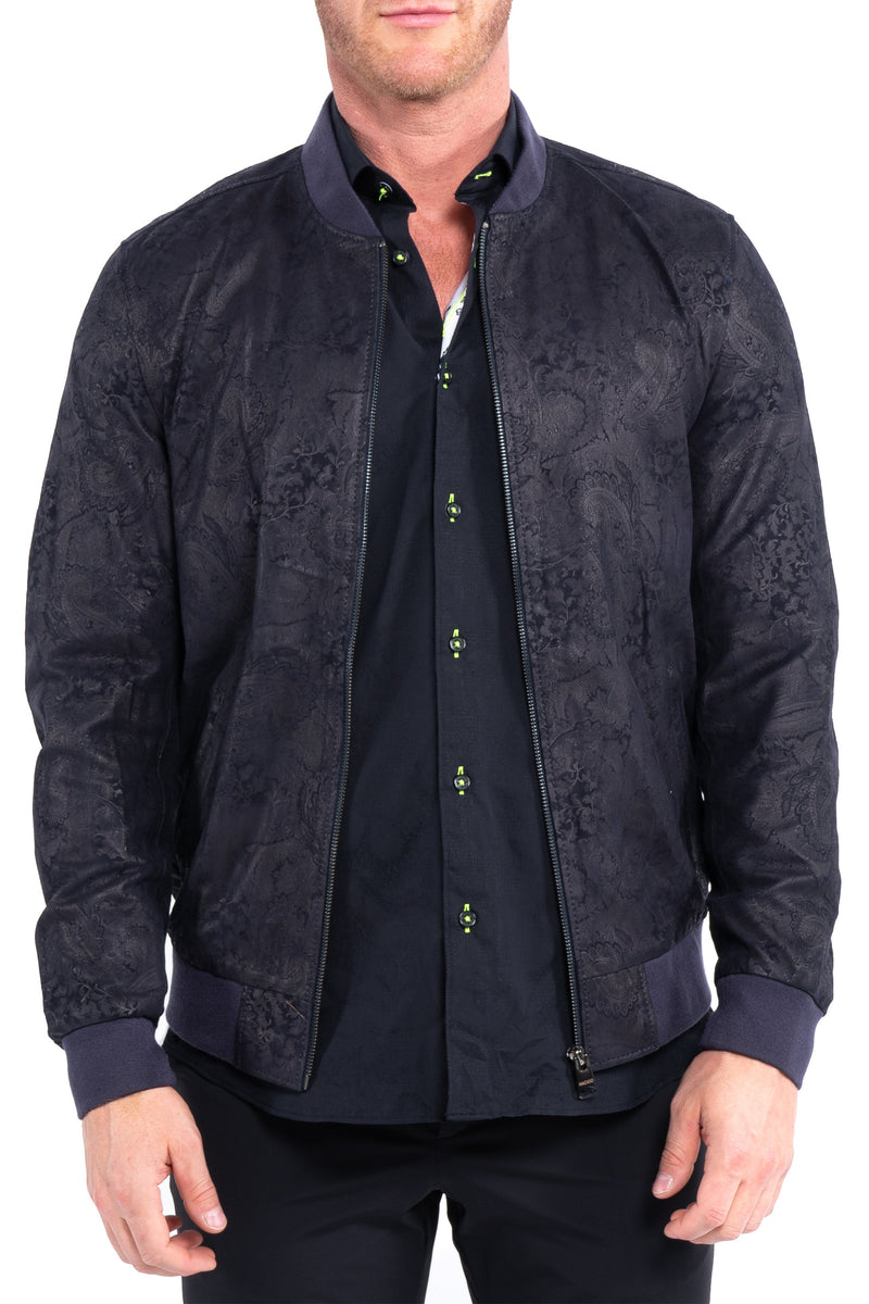 Leather Paisley Stamp Black