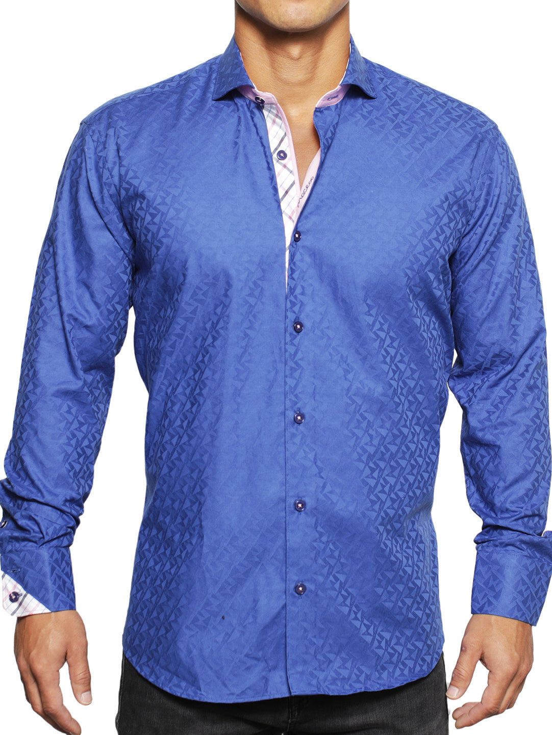 Eins Geometric Blue