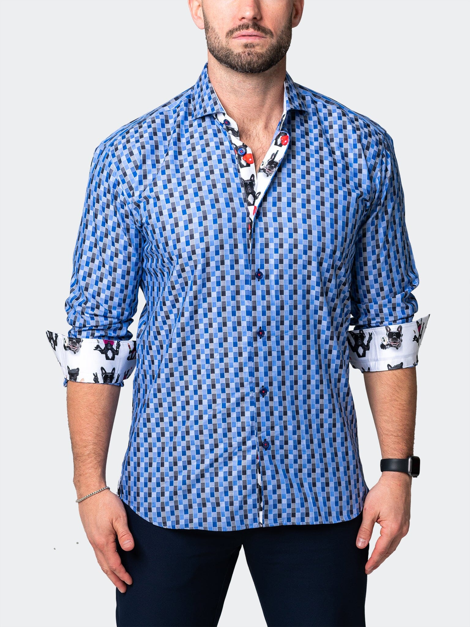 Eins Burn Blue Shirt