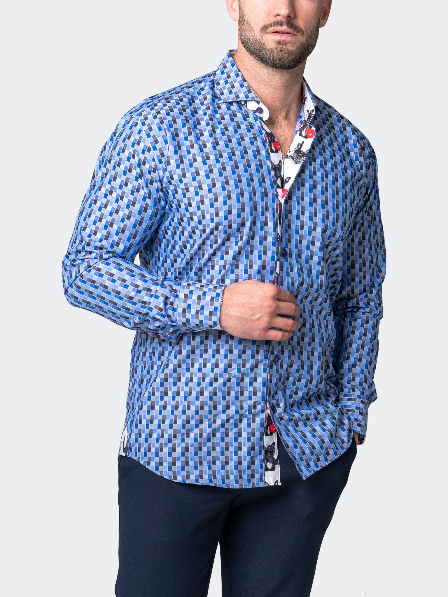 Eins Burn Blue Shirt