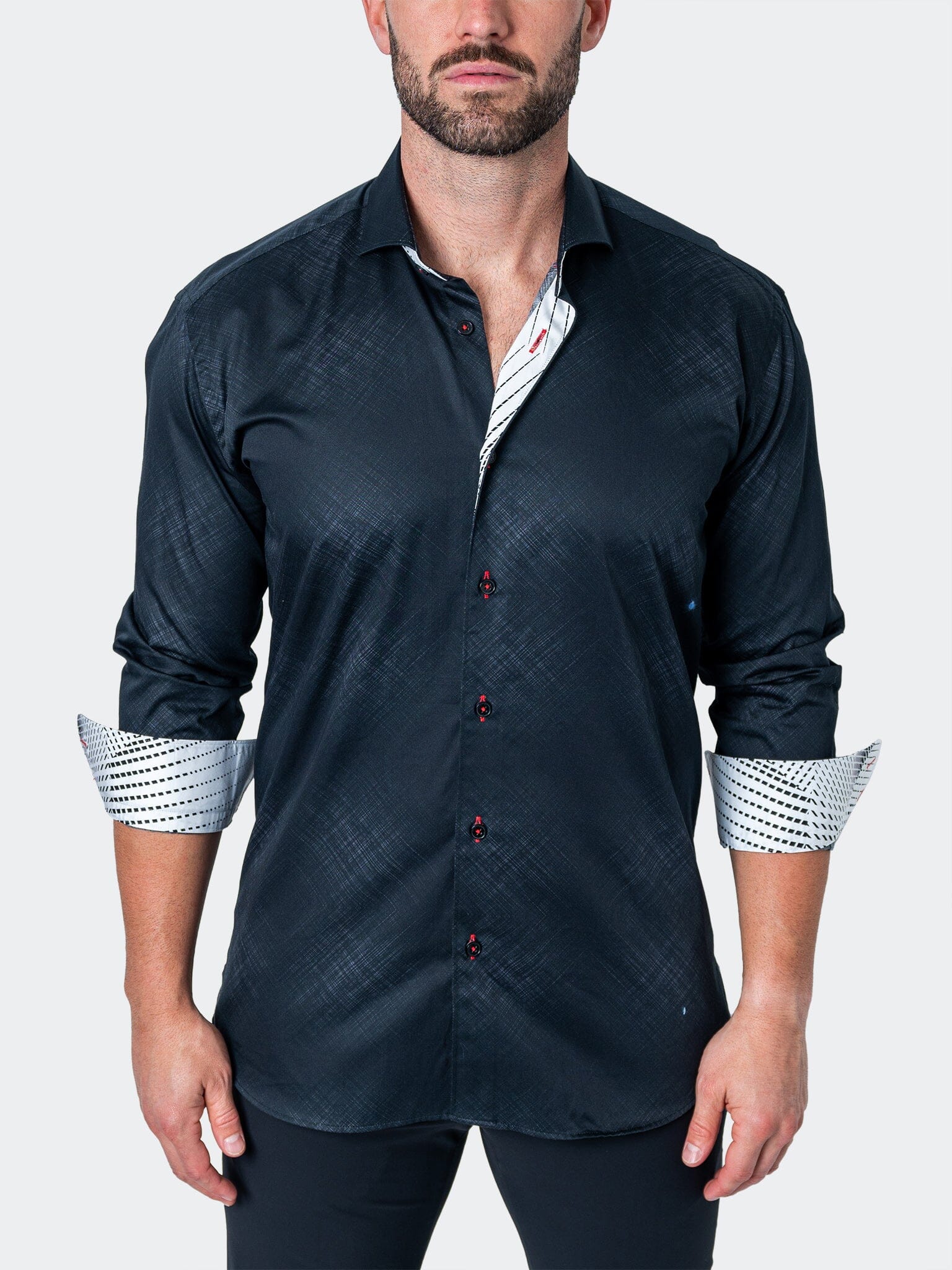 Eins Chambray Black