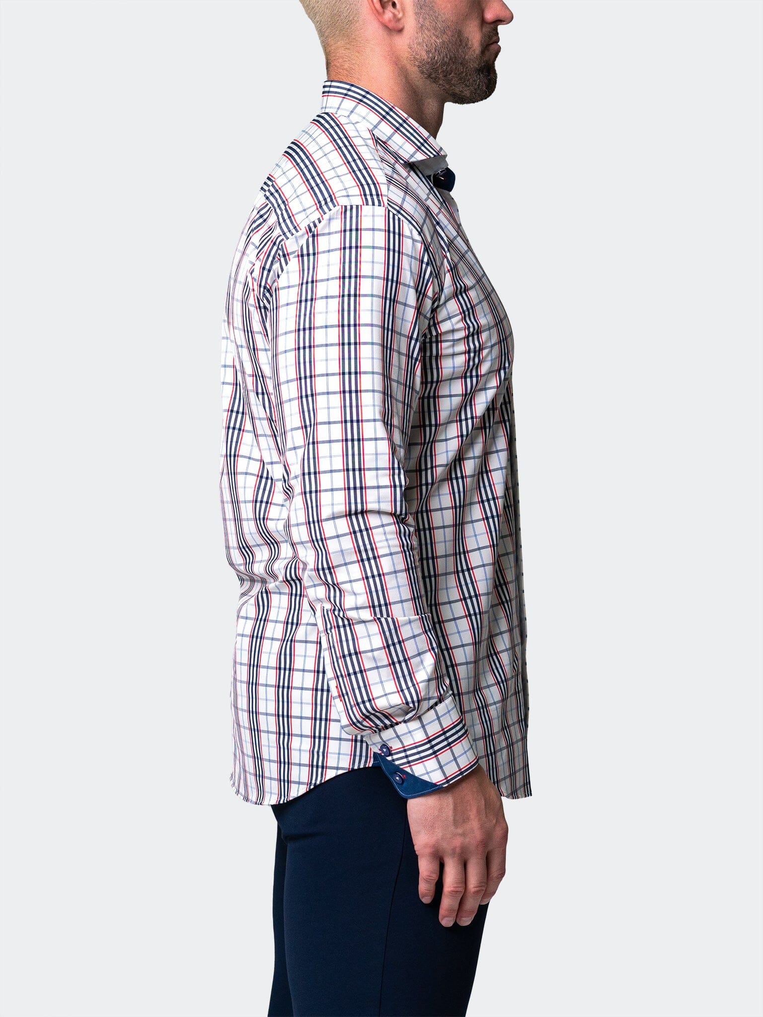 Eins PlaidTrio White