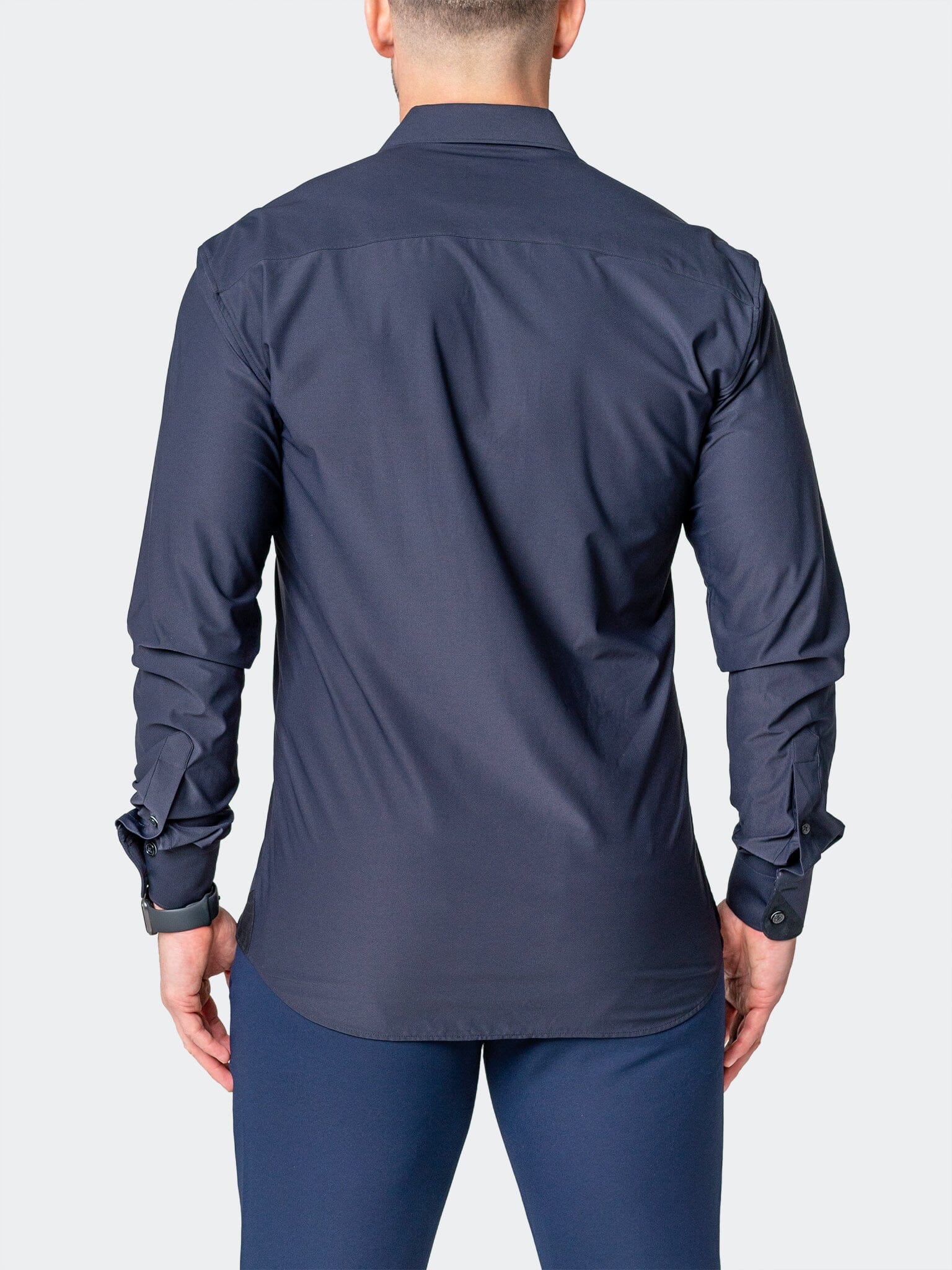 Eins Pur Navy Stretch Shirt
