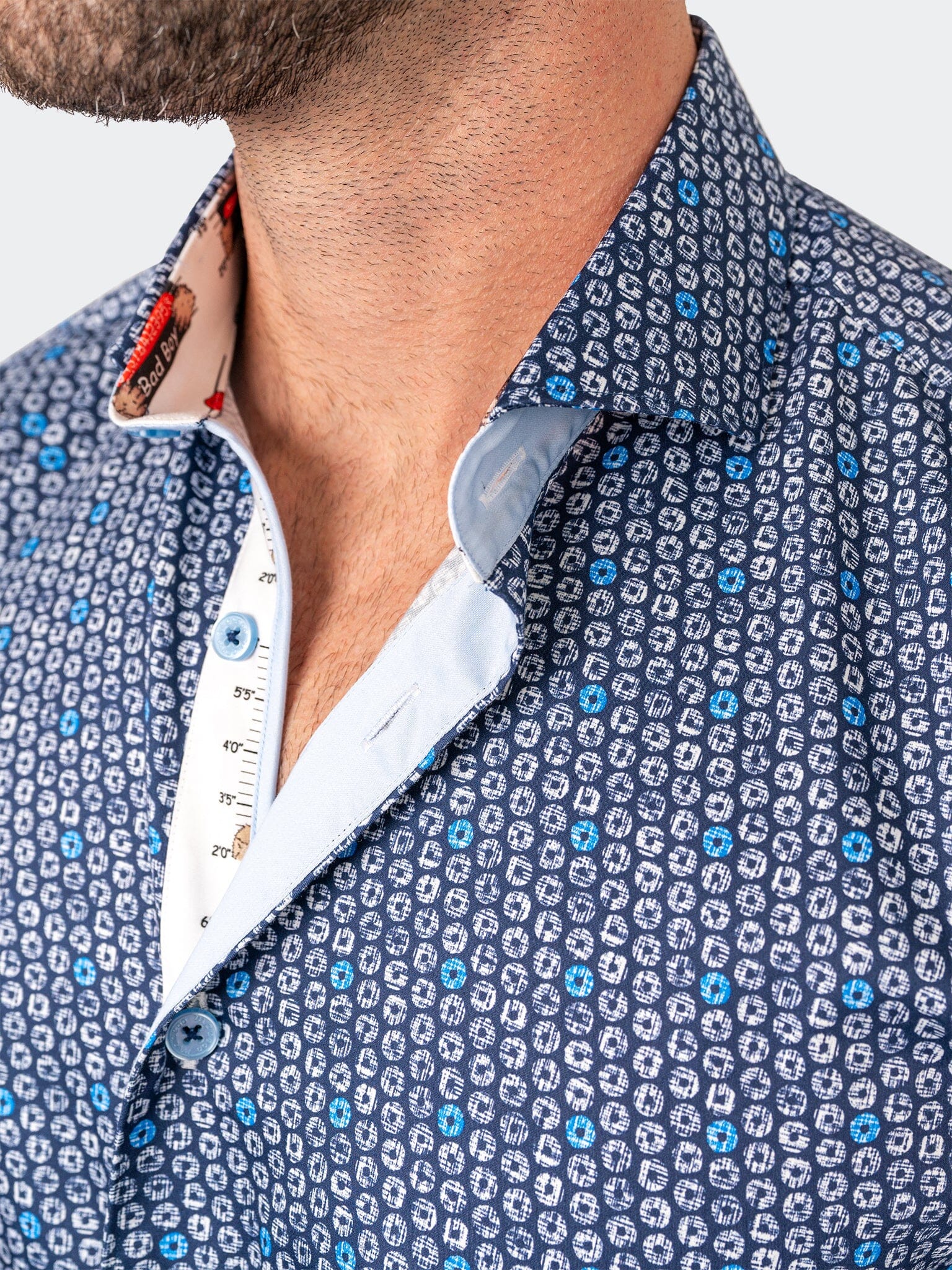 Records Blue Dress Shirt