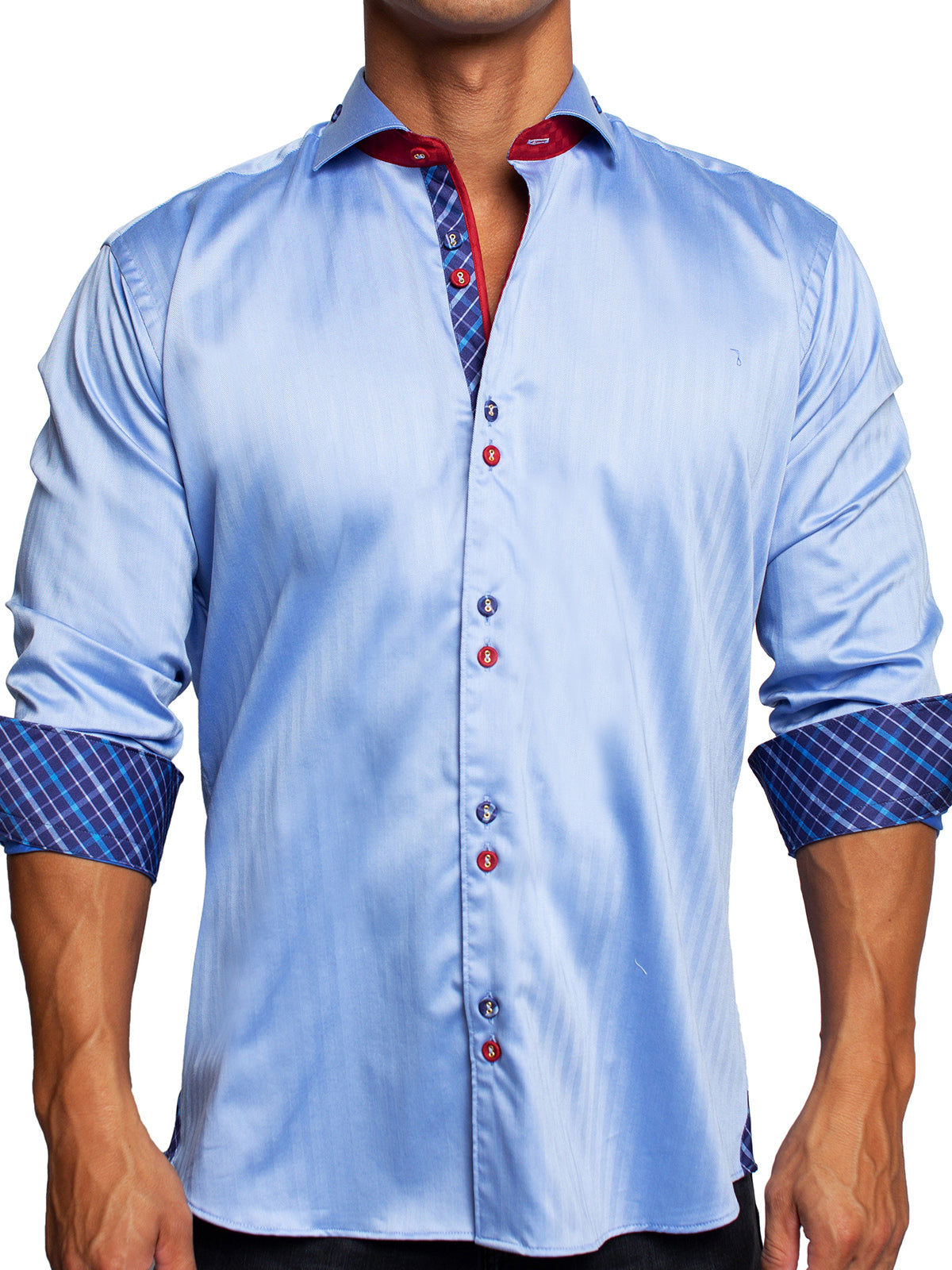Eins Herringbone Blue