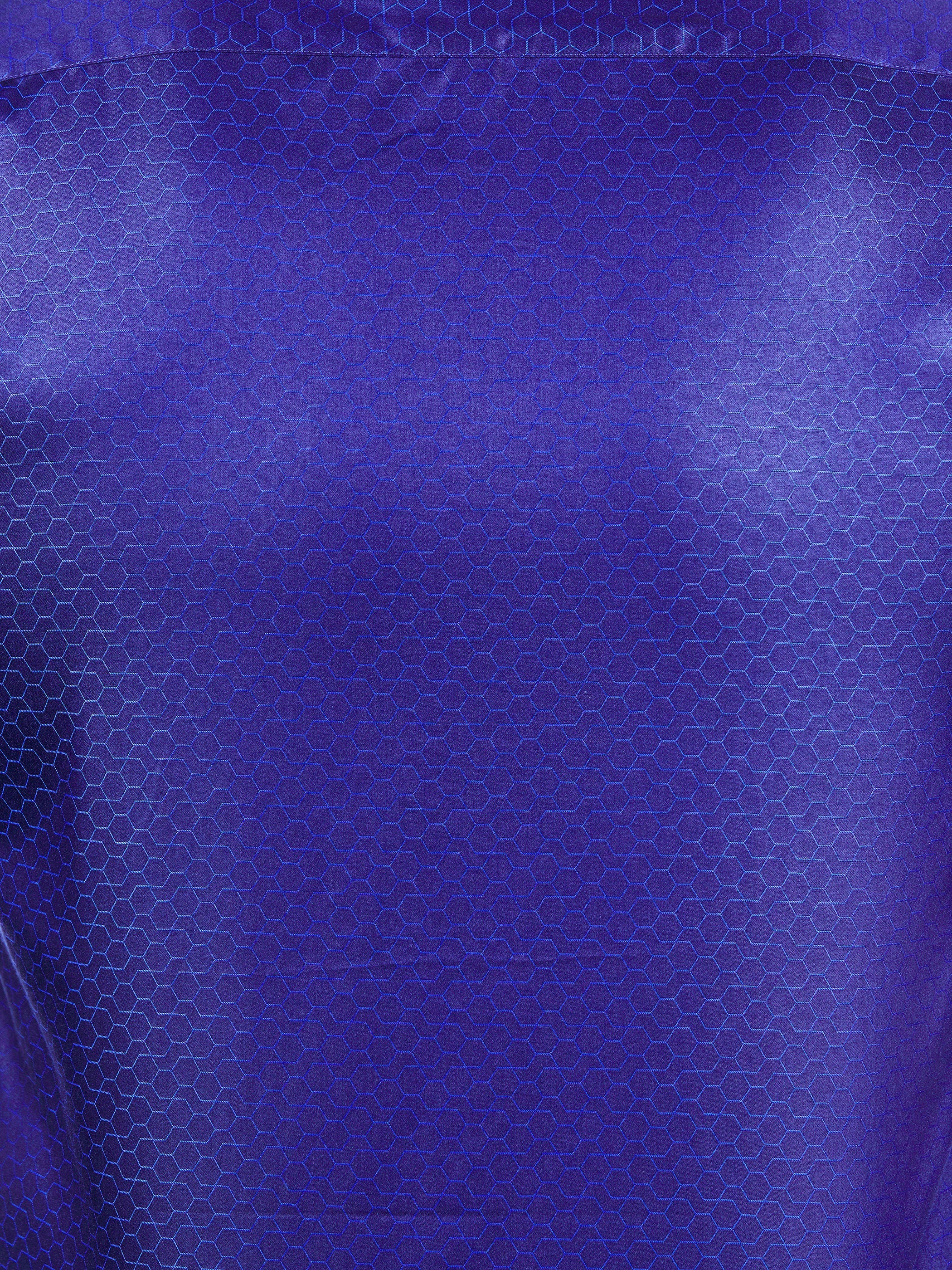 Eins Hexagon Blue