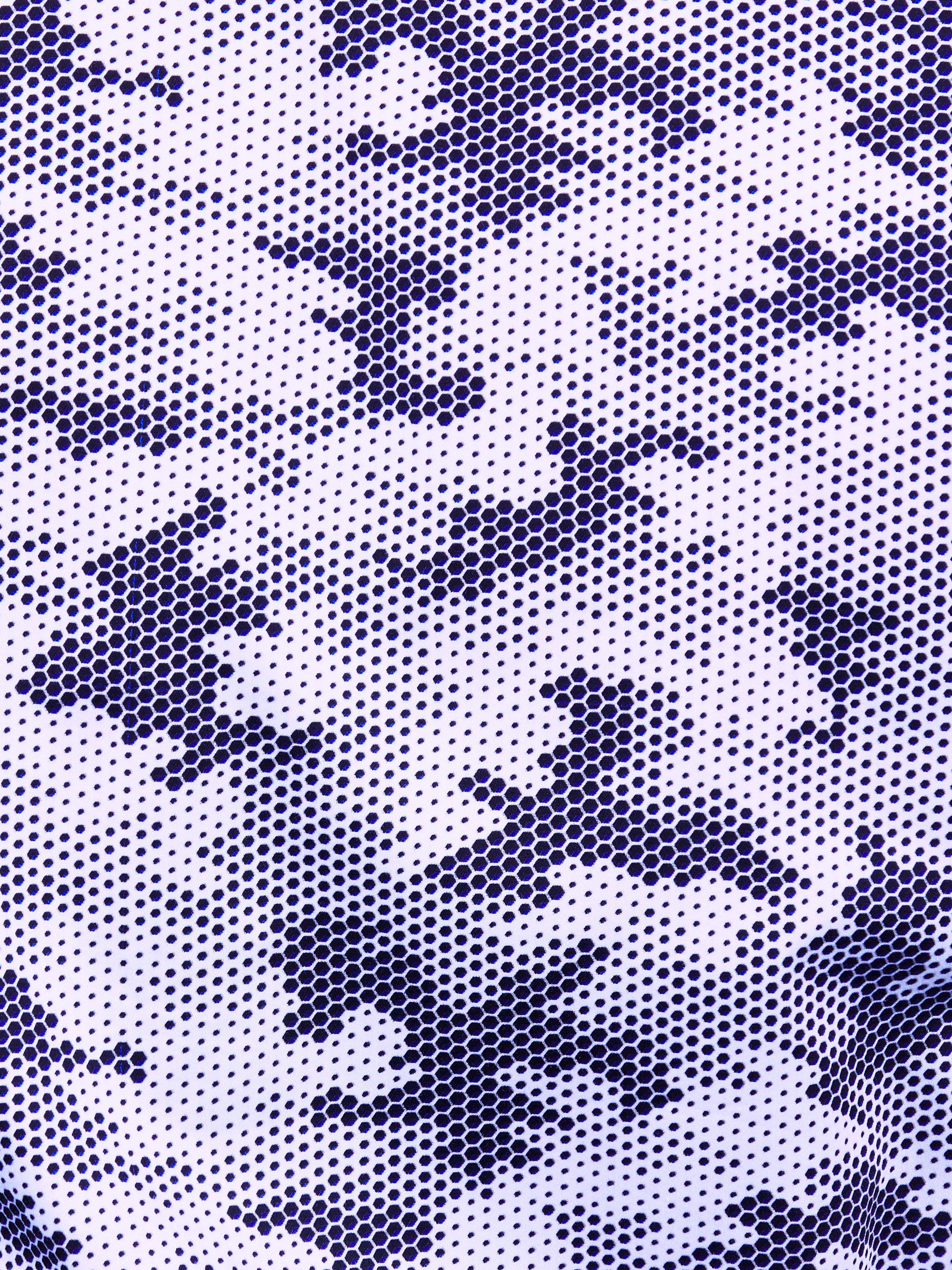 Eins Hexagon splash Blue