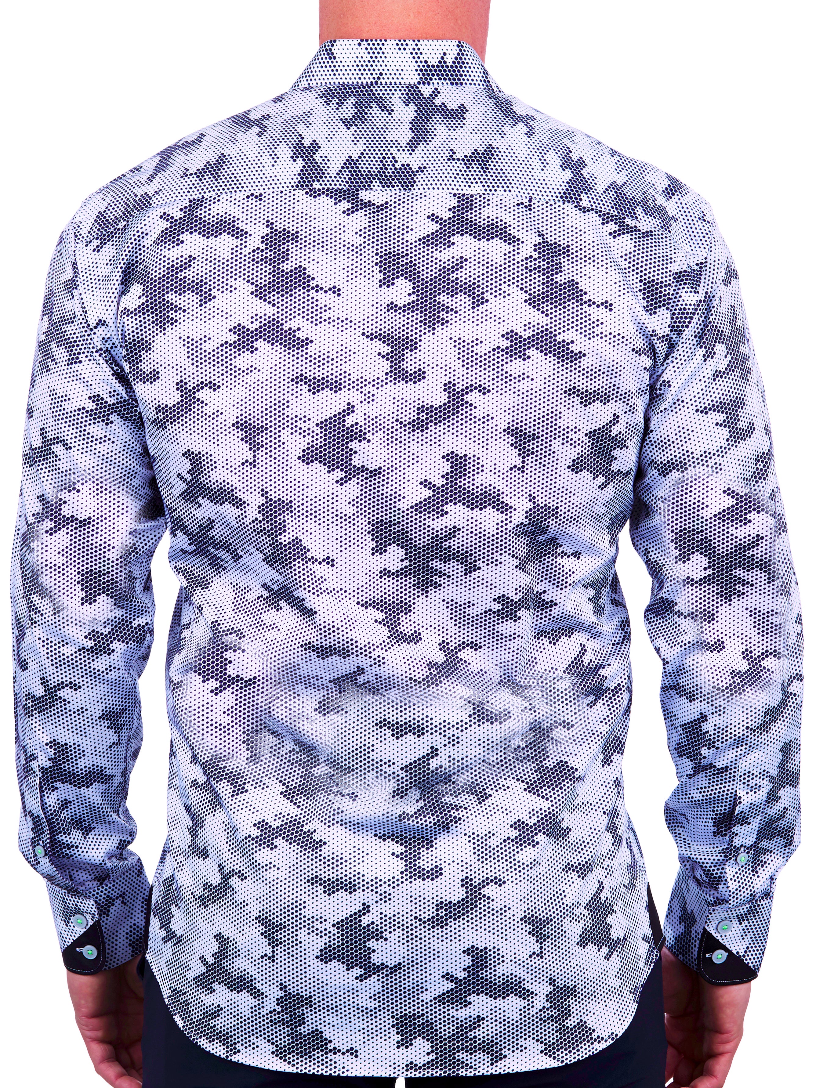 Eins Hexagon splash Blue