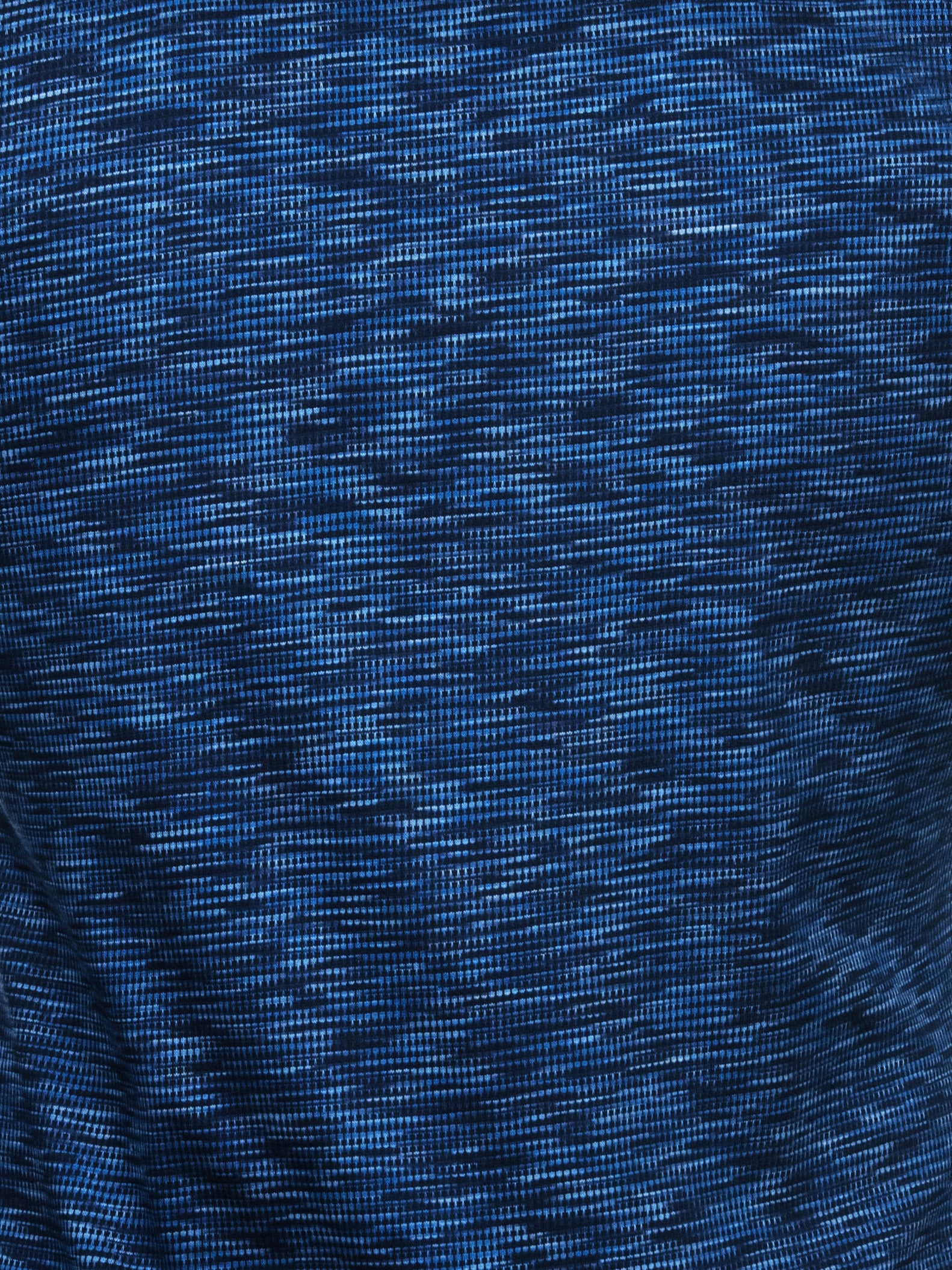 Eins Knitted Melange Blue Shirt