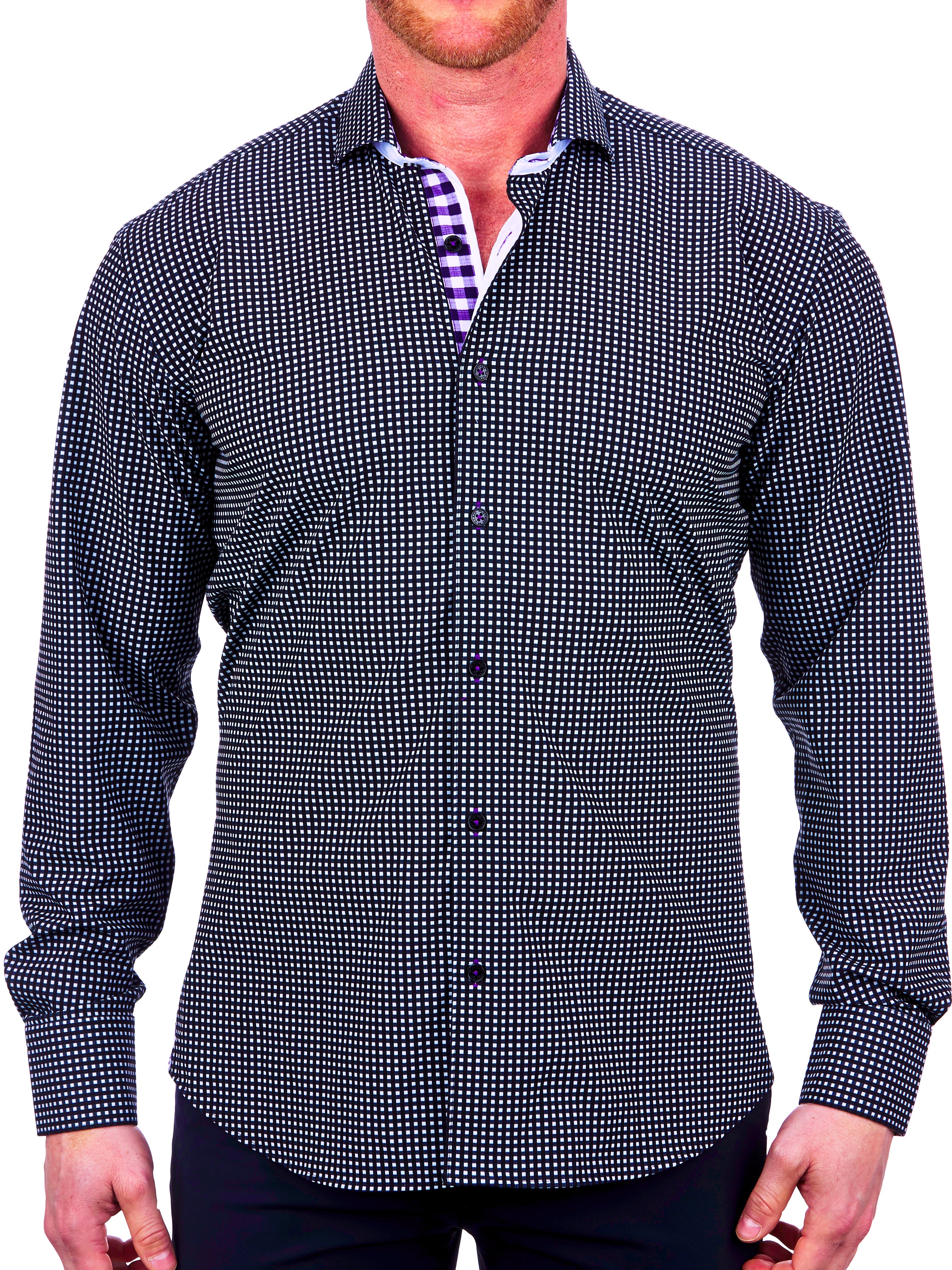 Eins Micro check Black