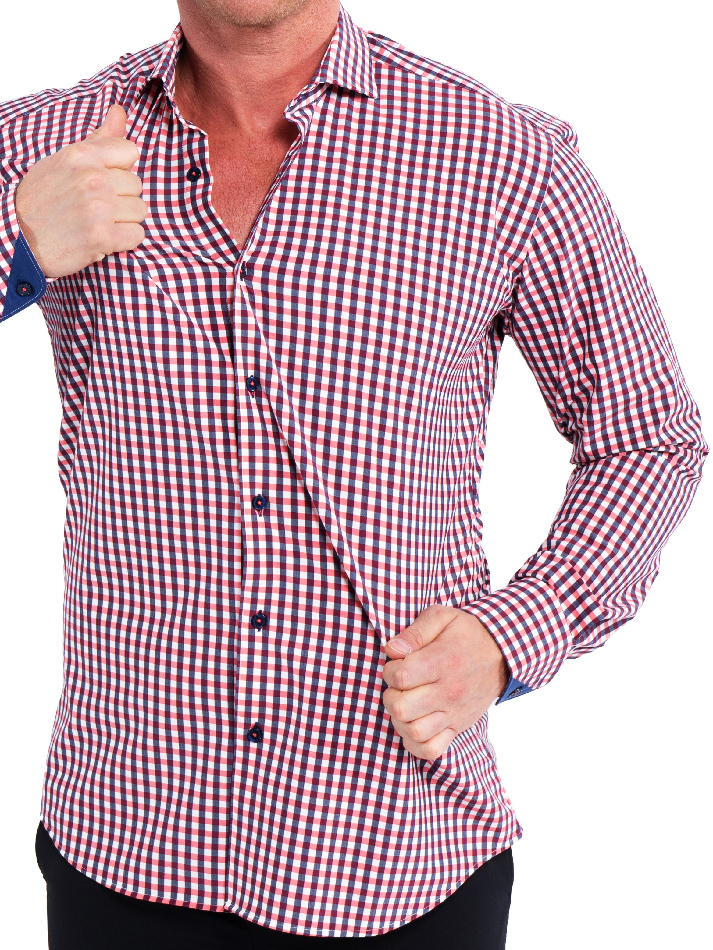 Eins MultiCheckBlue Pink
