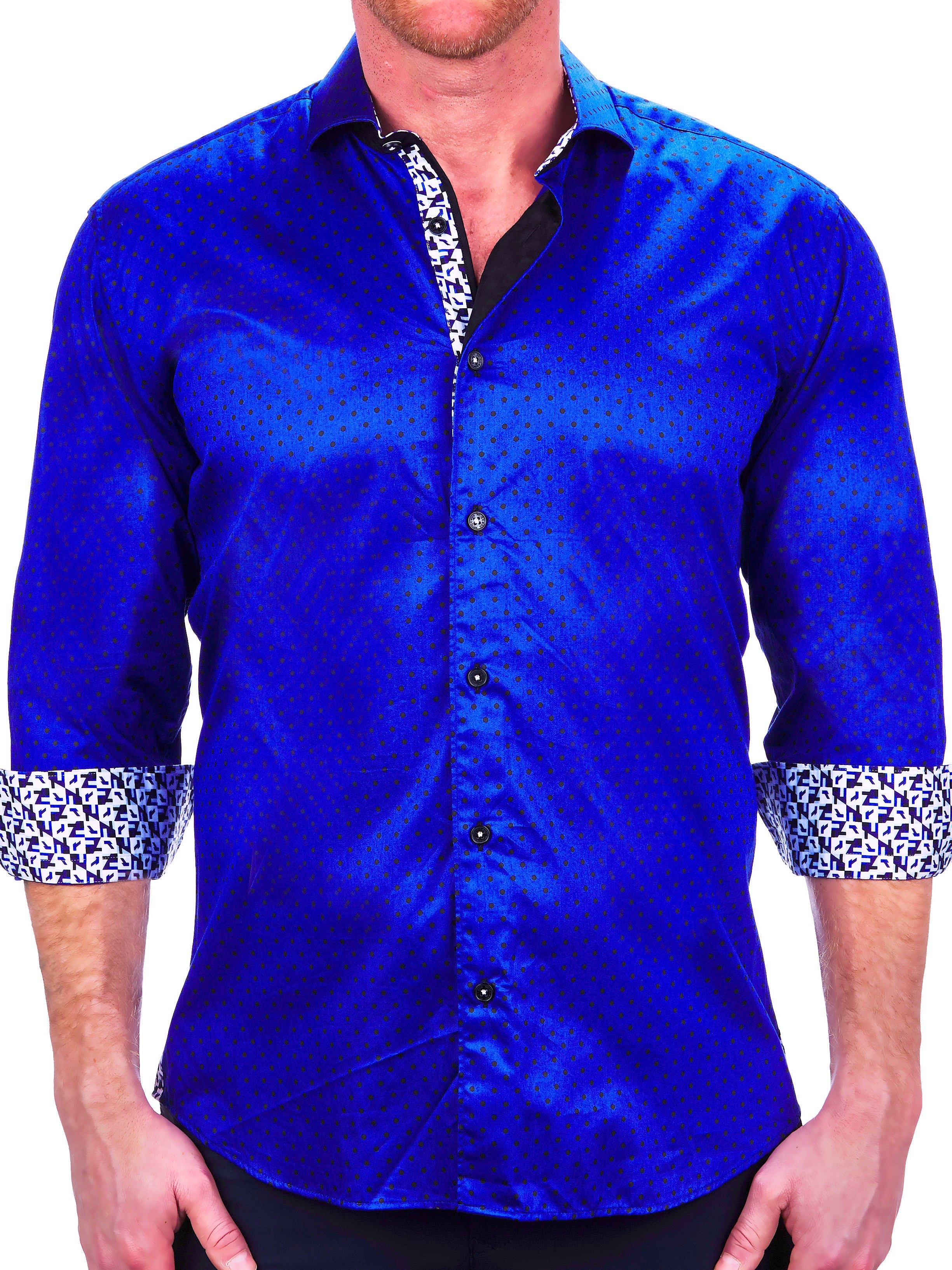 Eins Polka dot Blue