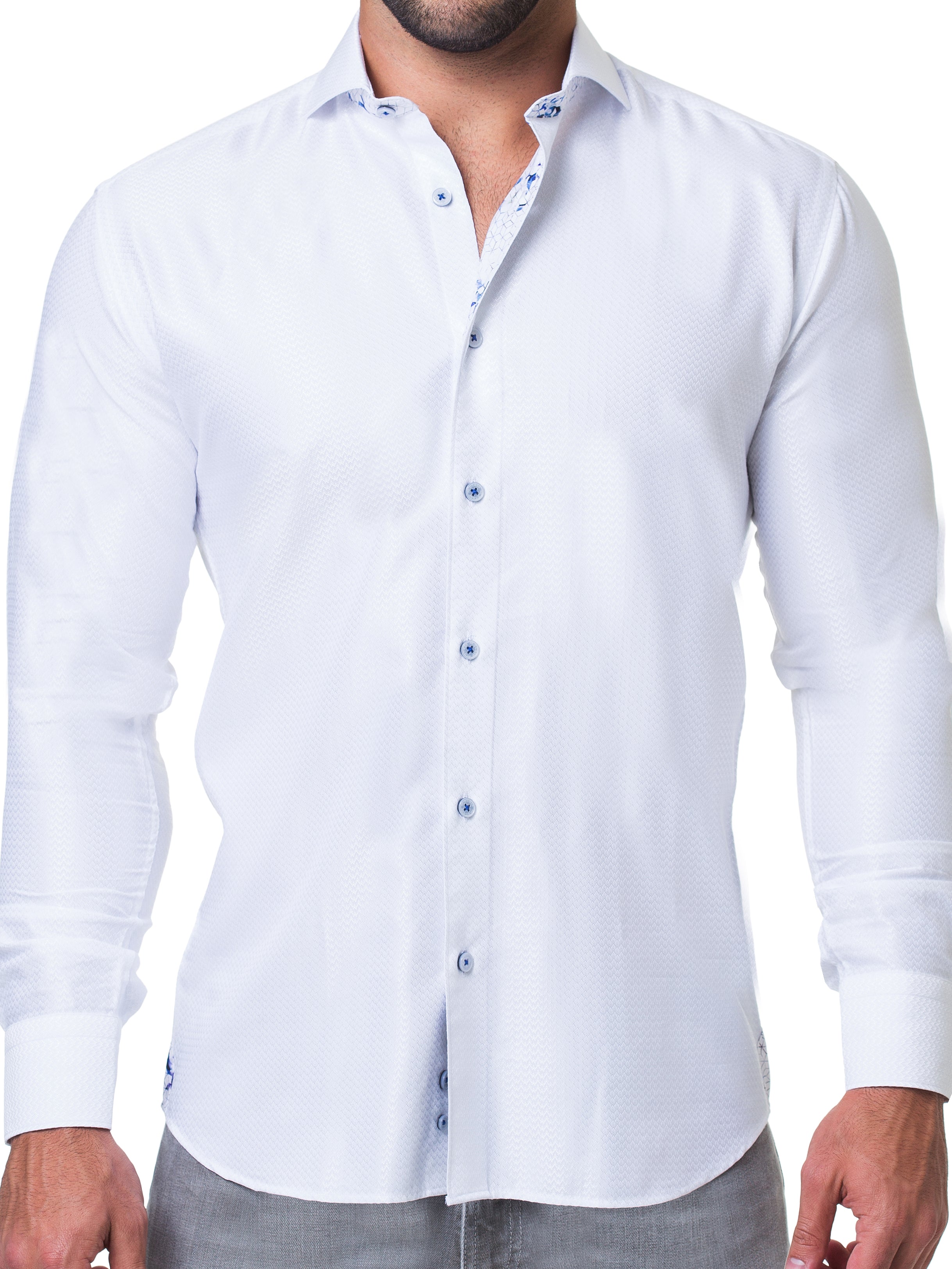 Eins Ripple White Shirt