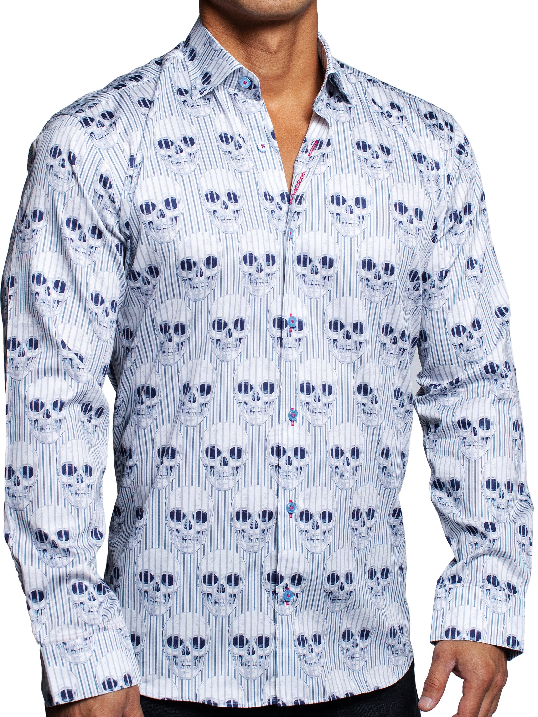 Fibonacci Skullstripe Blue