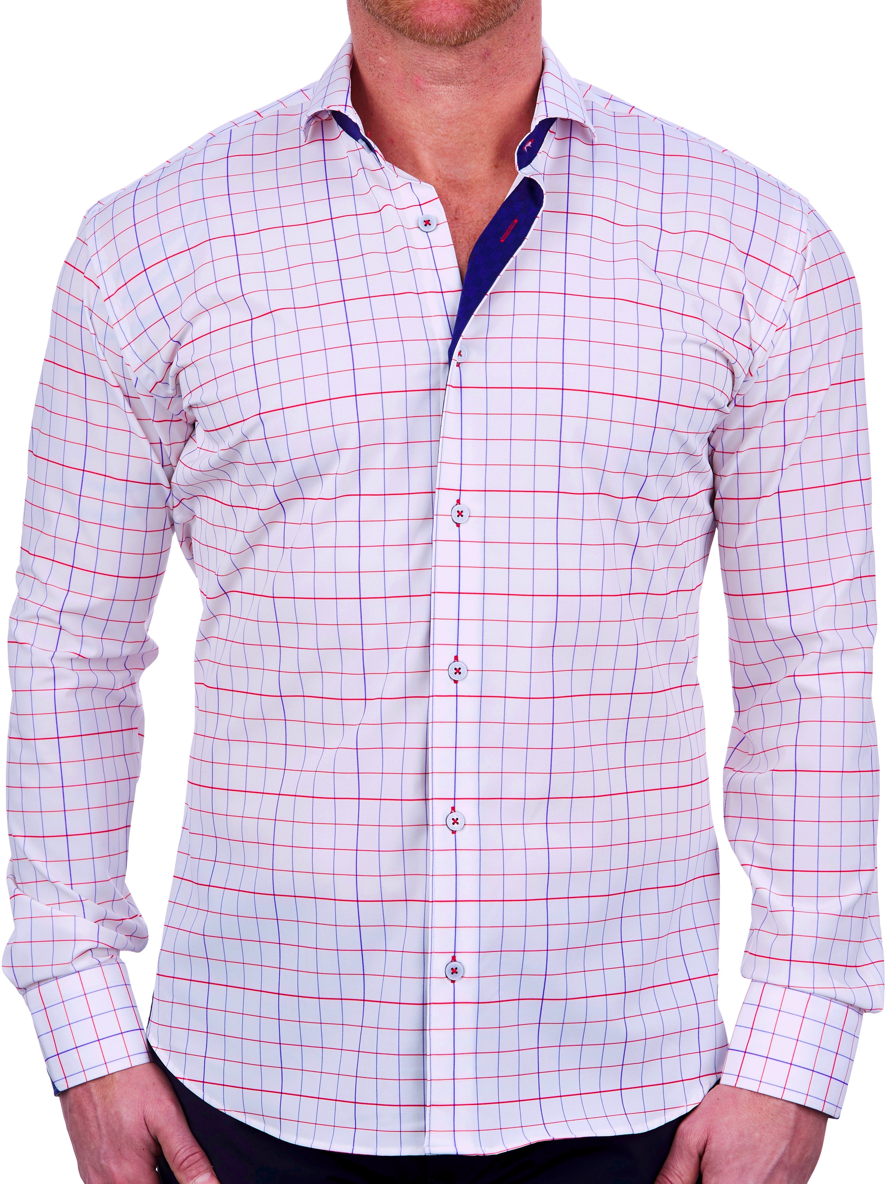 Eins Small Check Blue