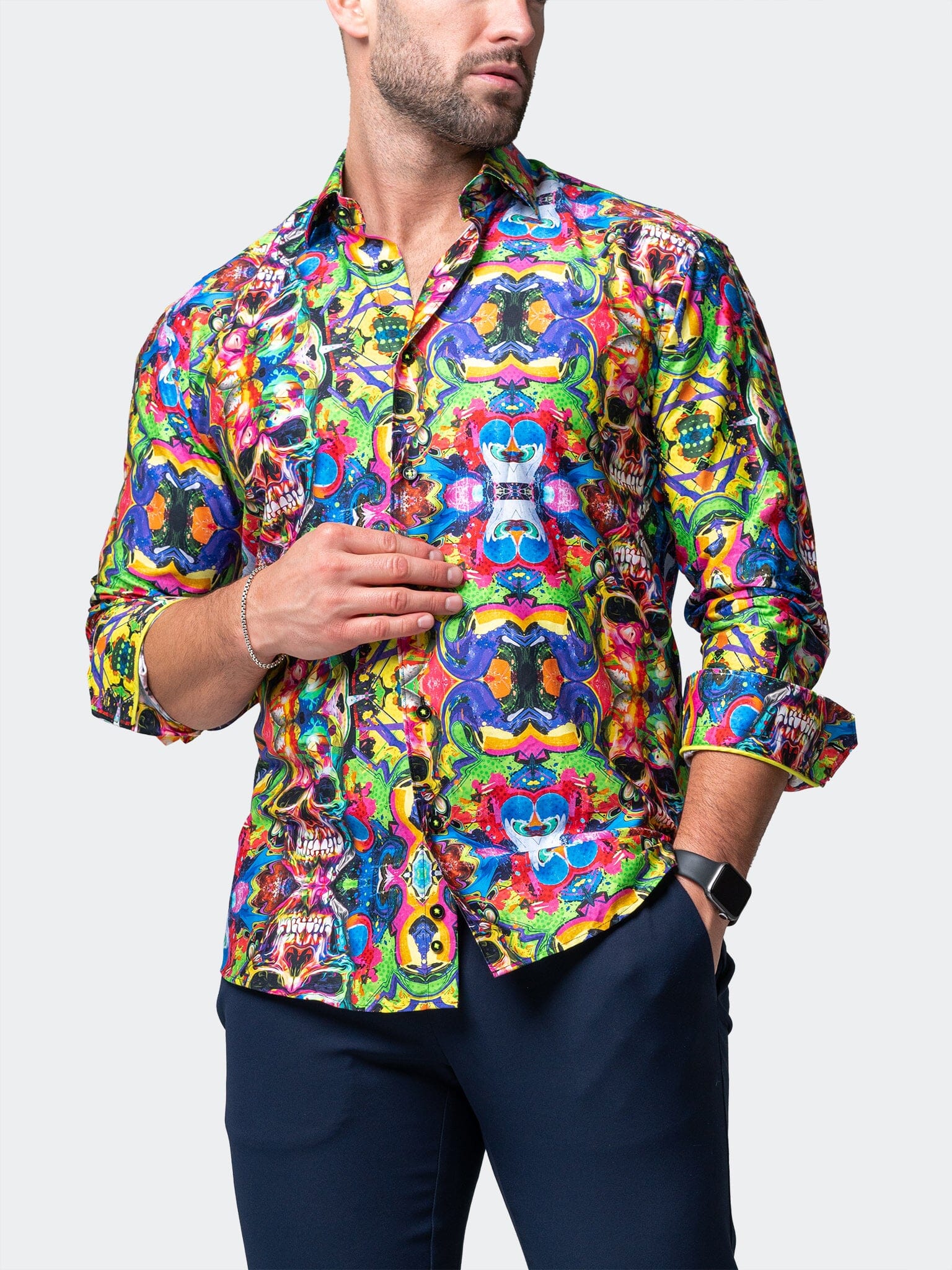 Fibonacci AcidSkull Multi Shirt