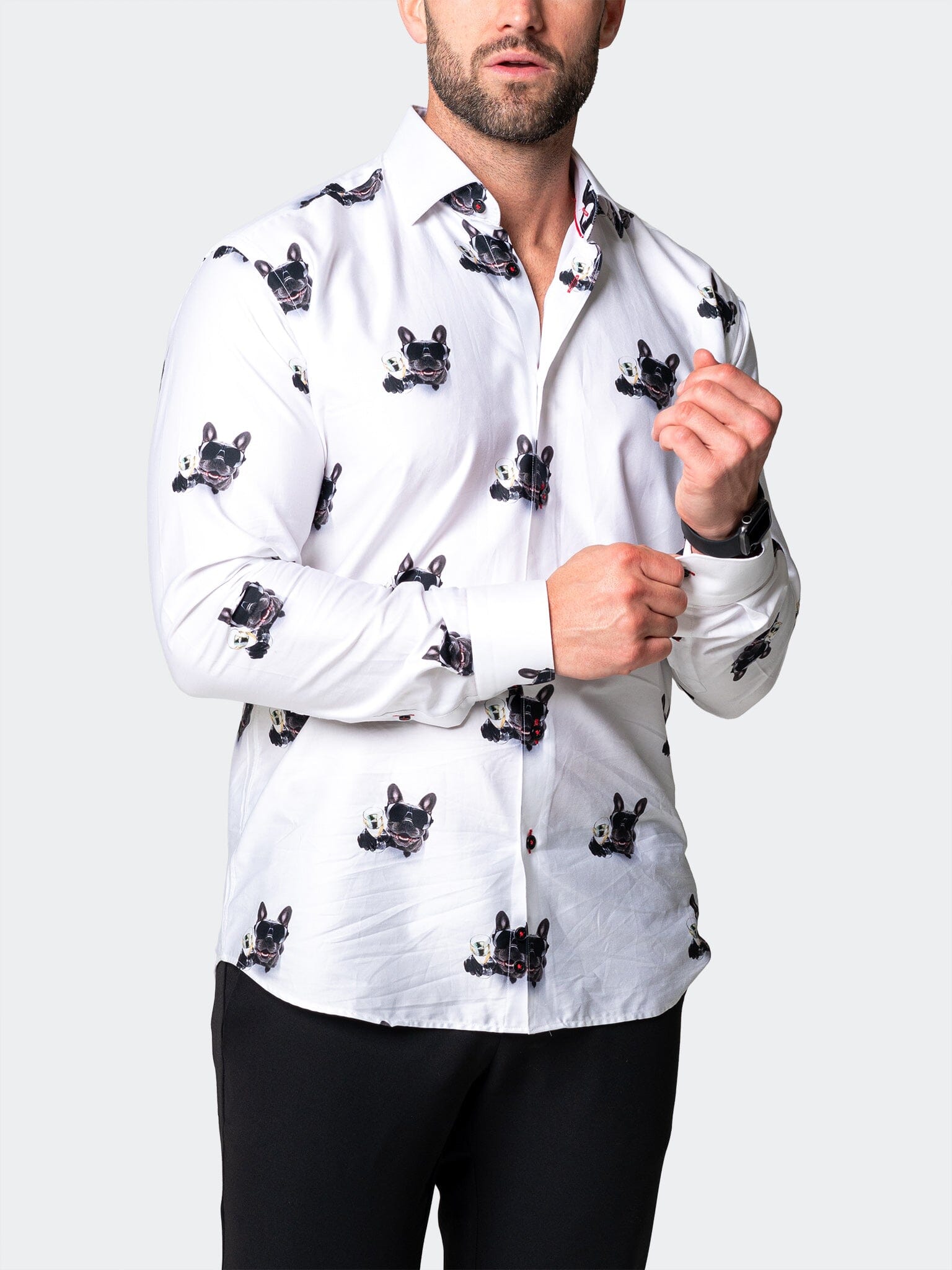 Fibonacci DogChampagne White Shirt