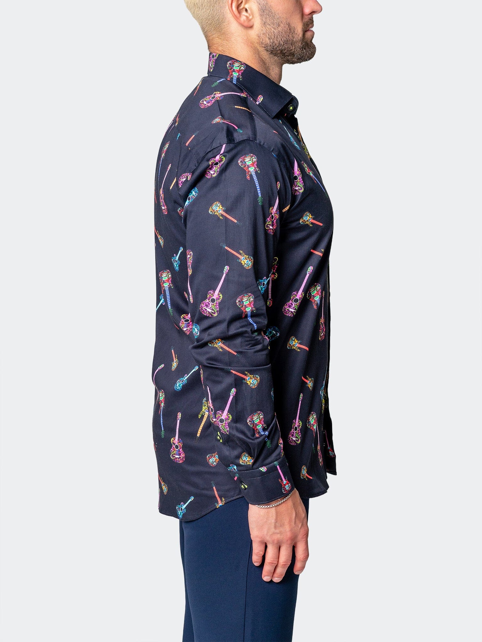 Fibonacci Guitar Black Shirt