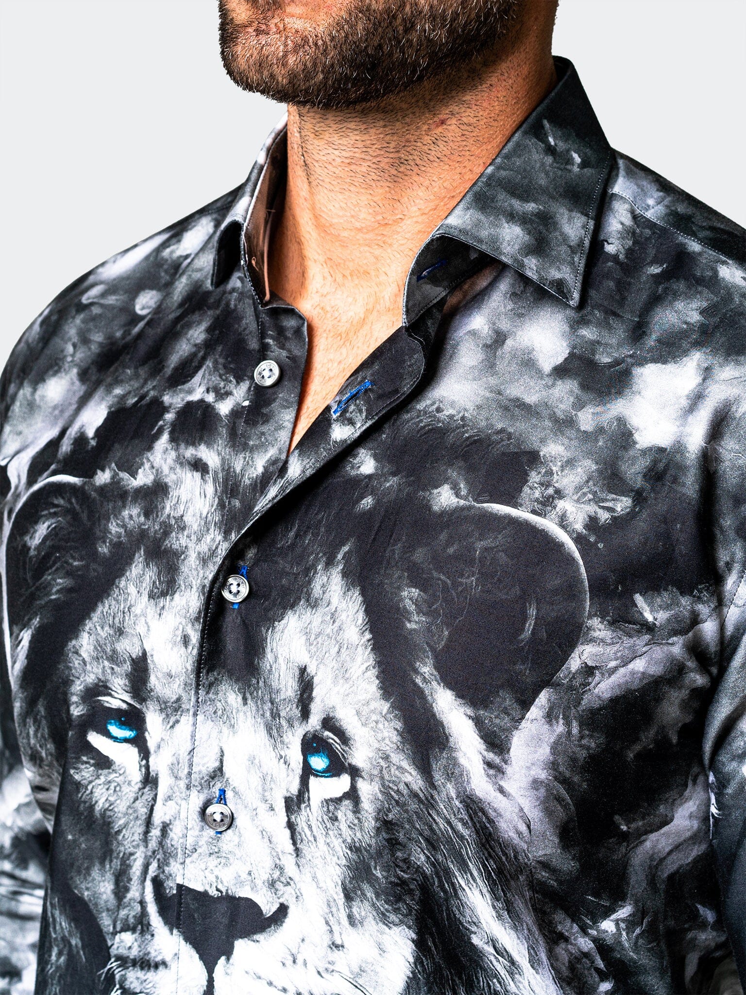 Lion Thoughts Black Shirt