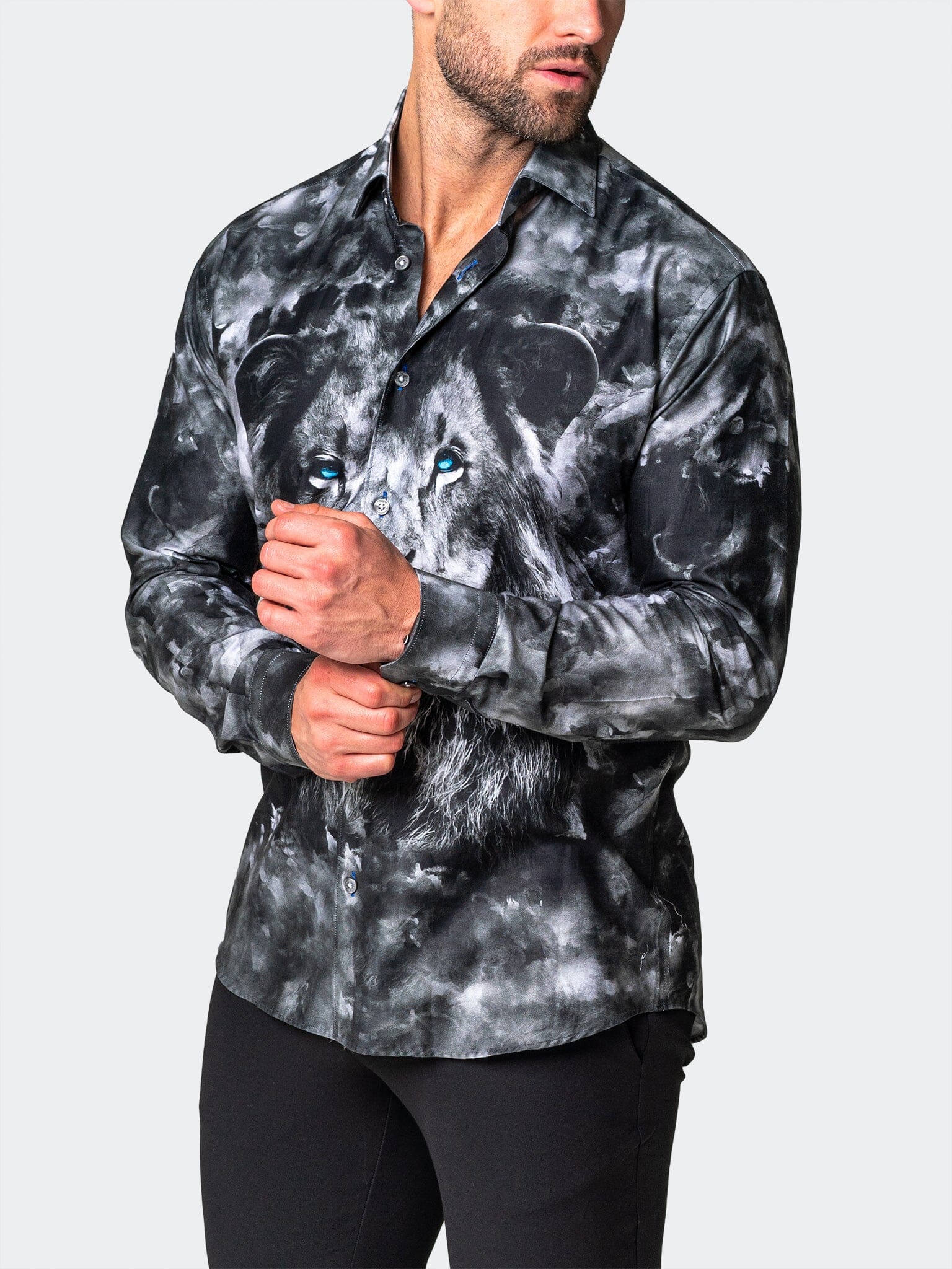 Lion Thoughts Black Shirt
