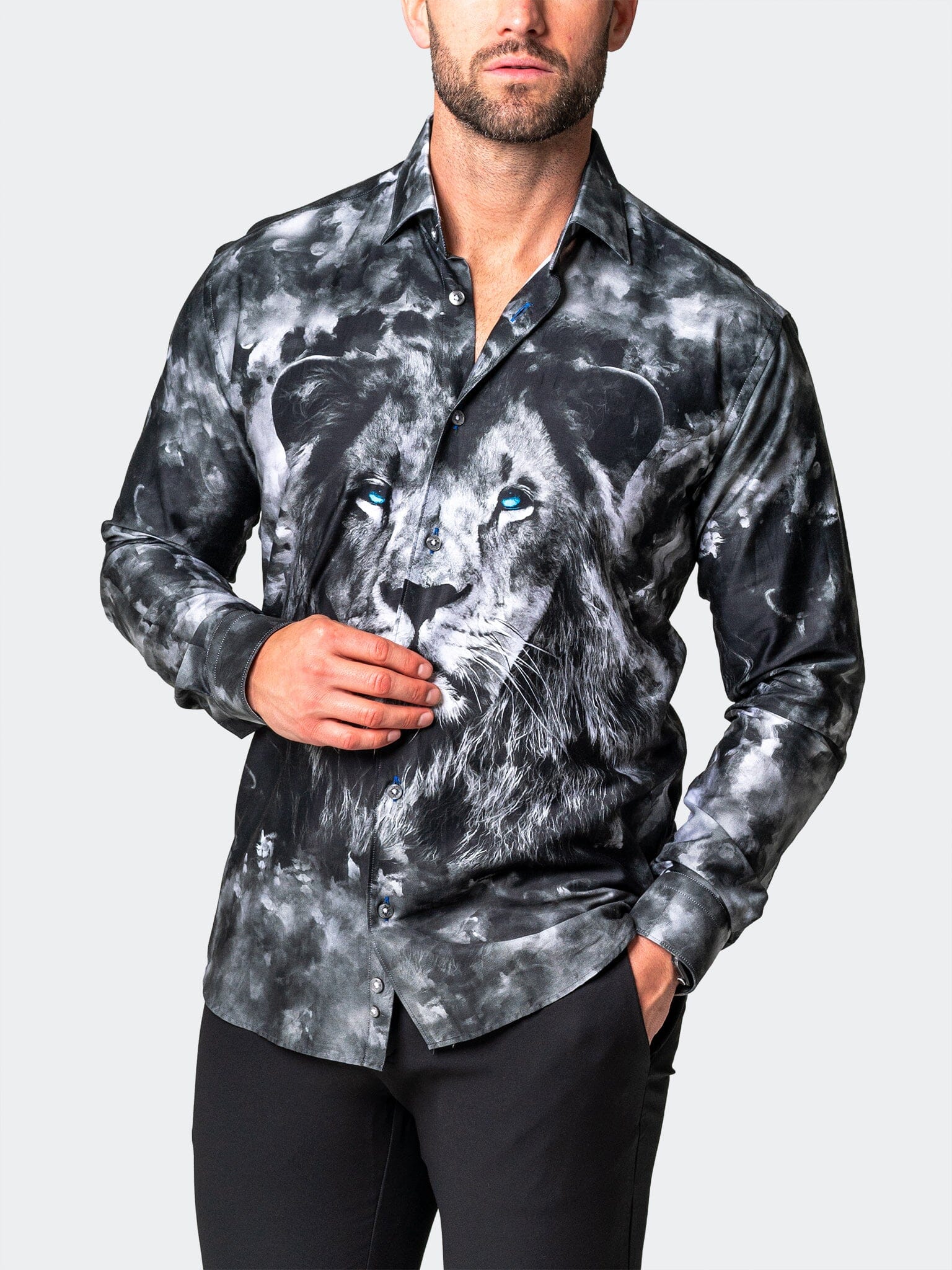Lion Thoughts Black Shirt