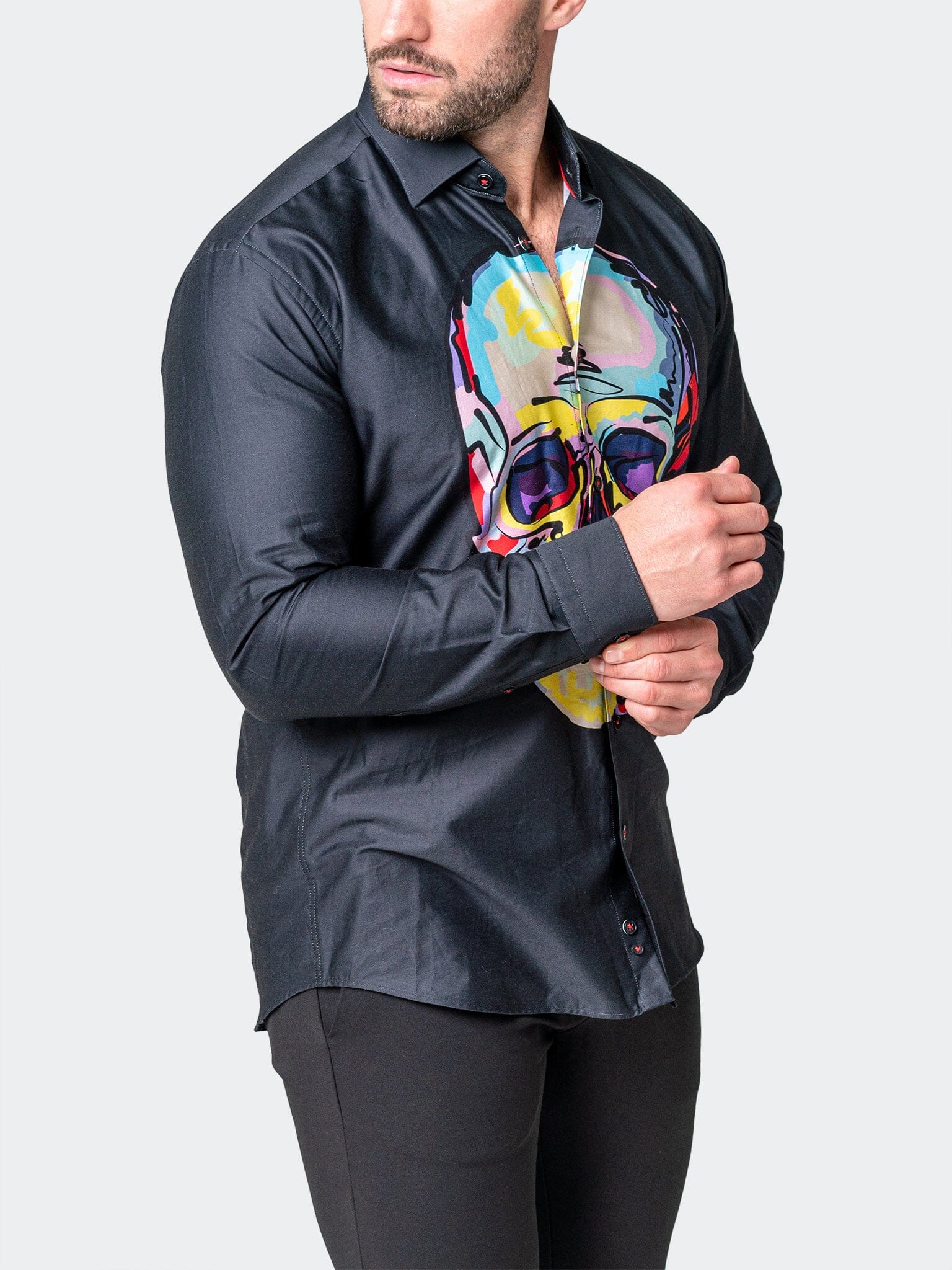 Fibonacci SkullFace Black Shirt