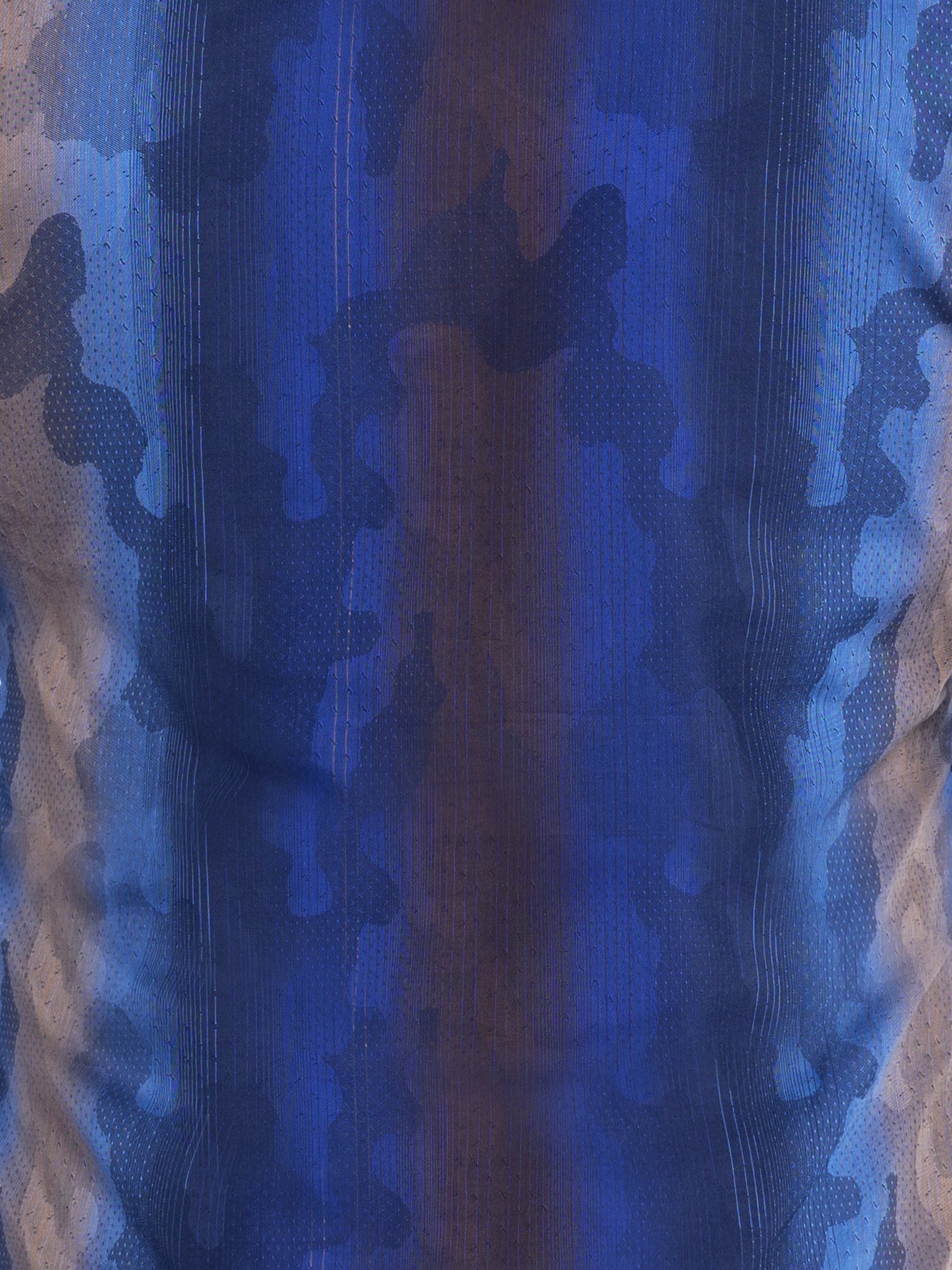 Fibonacci Camo Degrade Blue Shirt