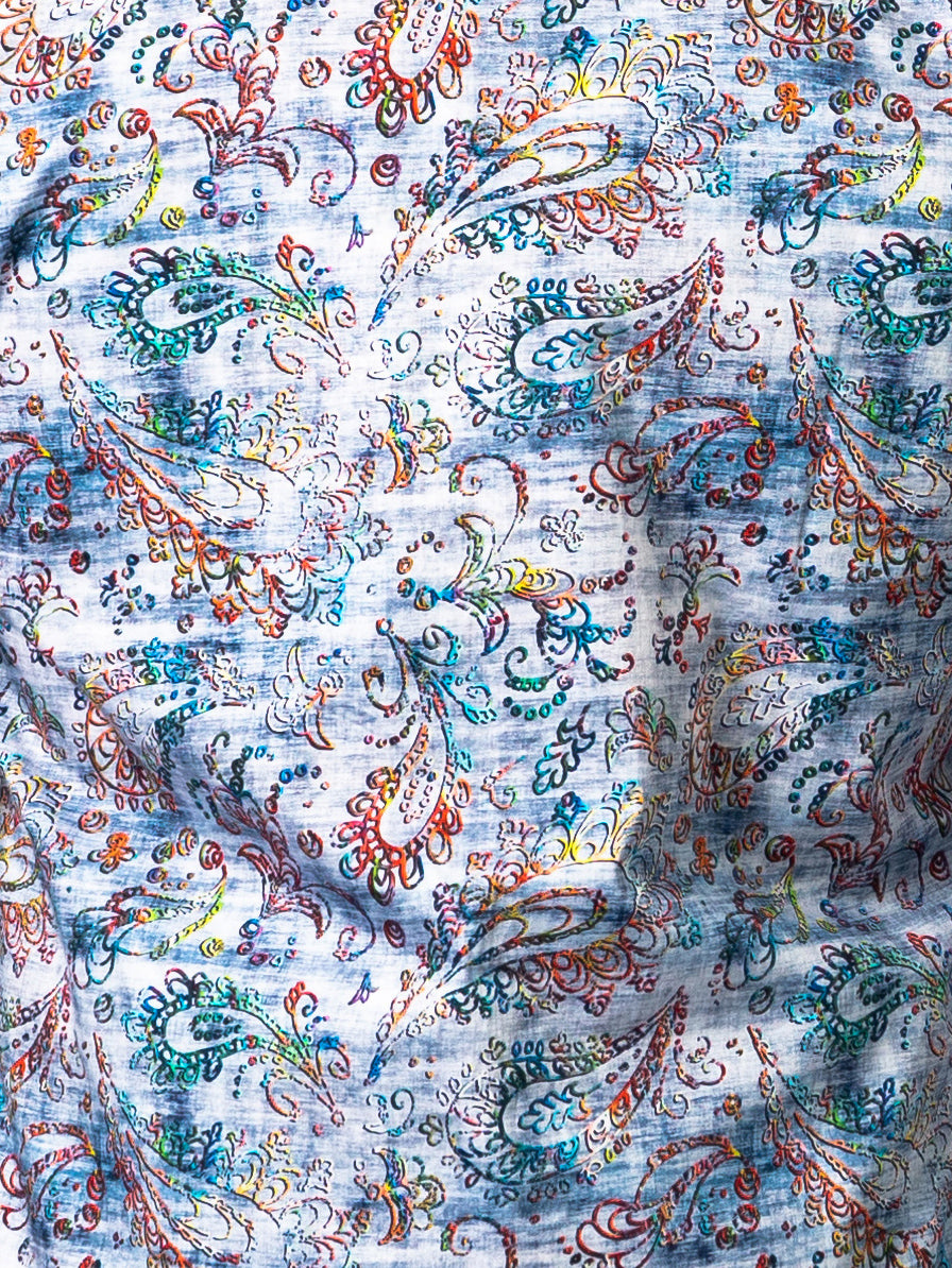 Fibonacci Denimpaisley Blue
